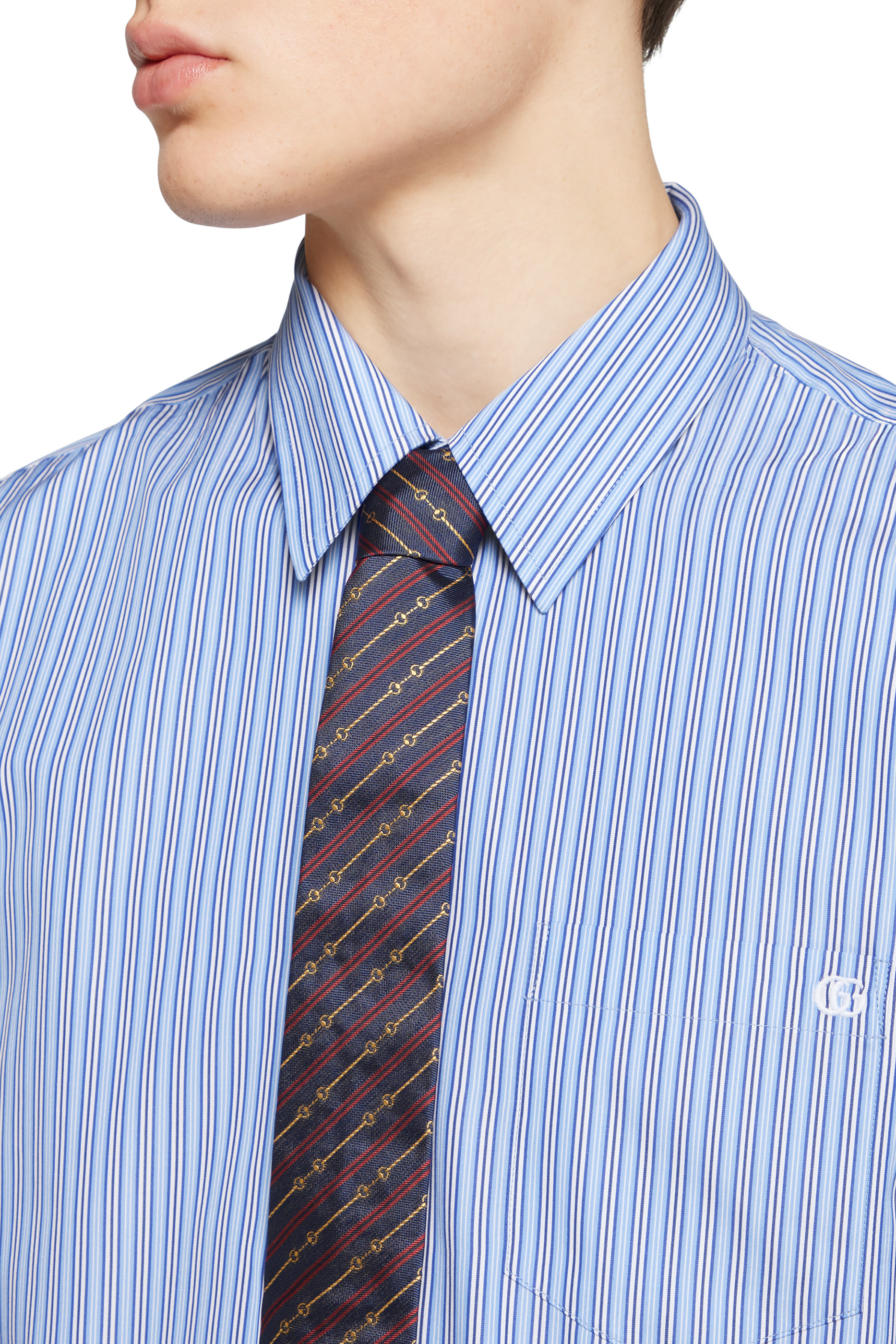 Embroidered Cotton Poplin Shirt