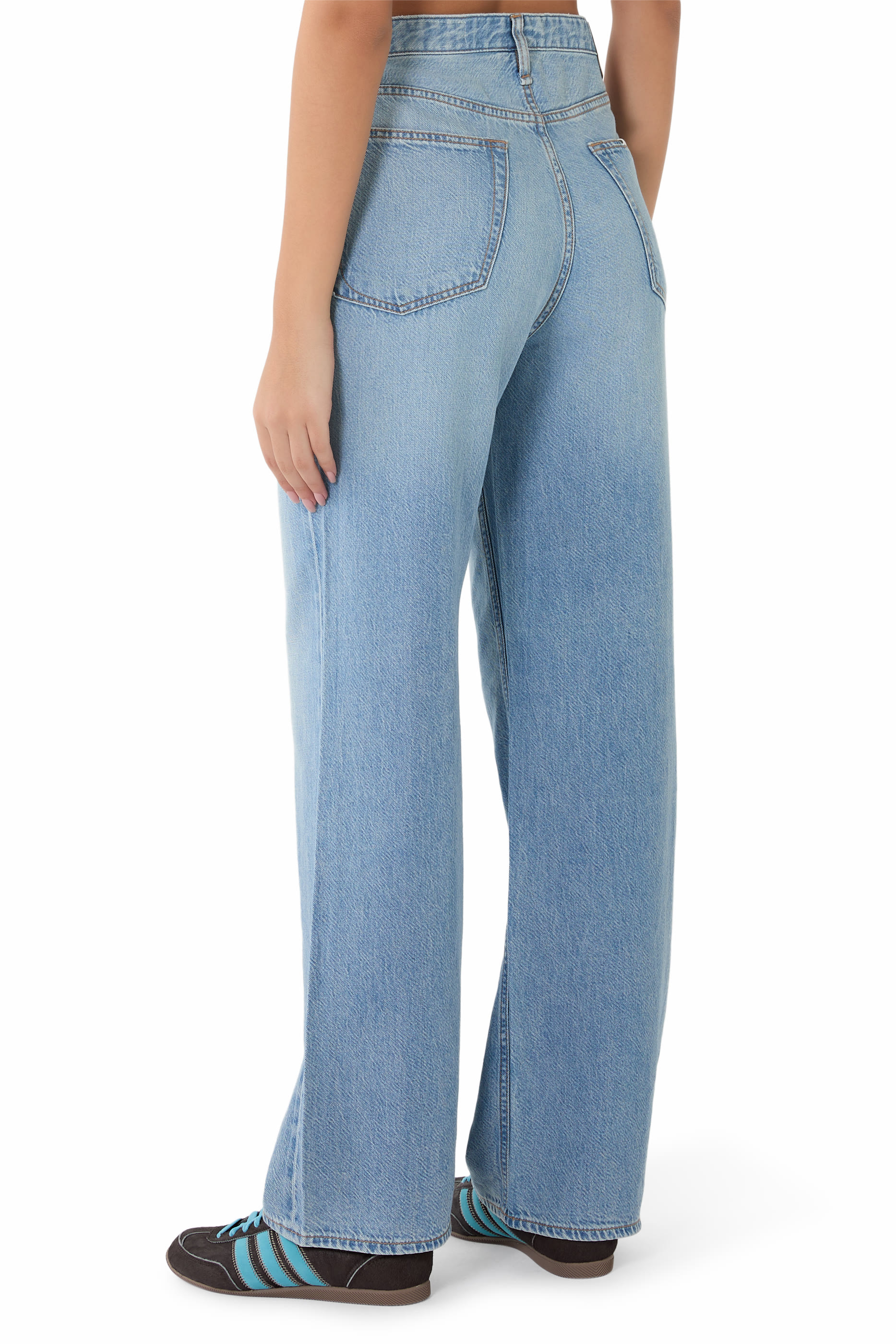 Featherweight Logan Wide-Leg Jeans