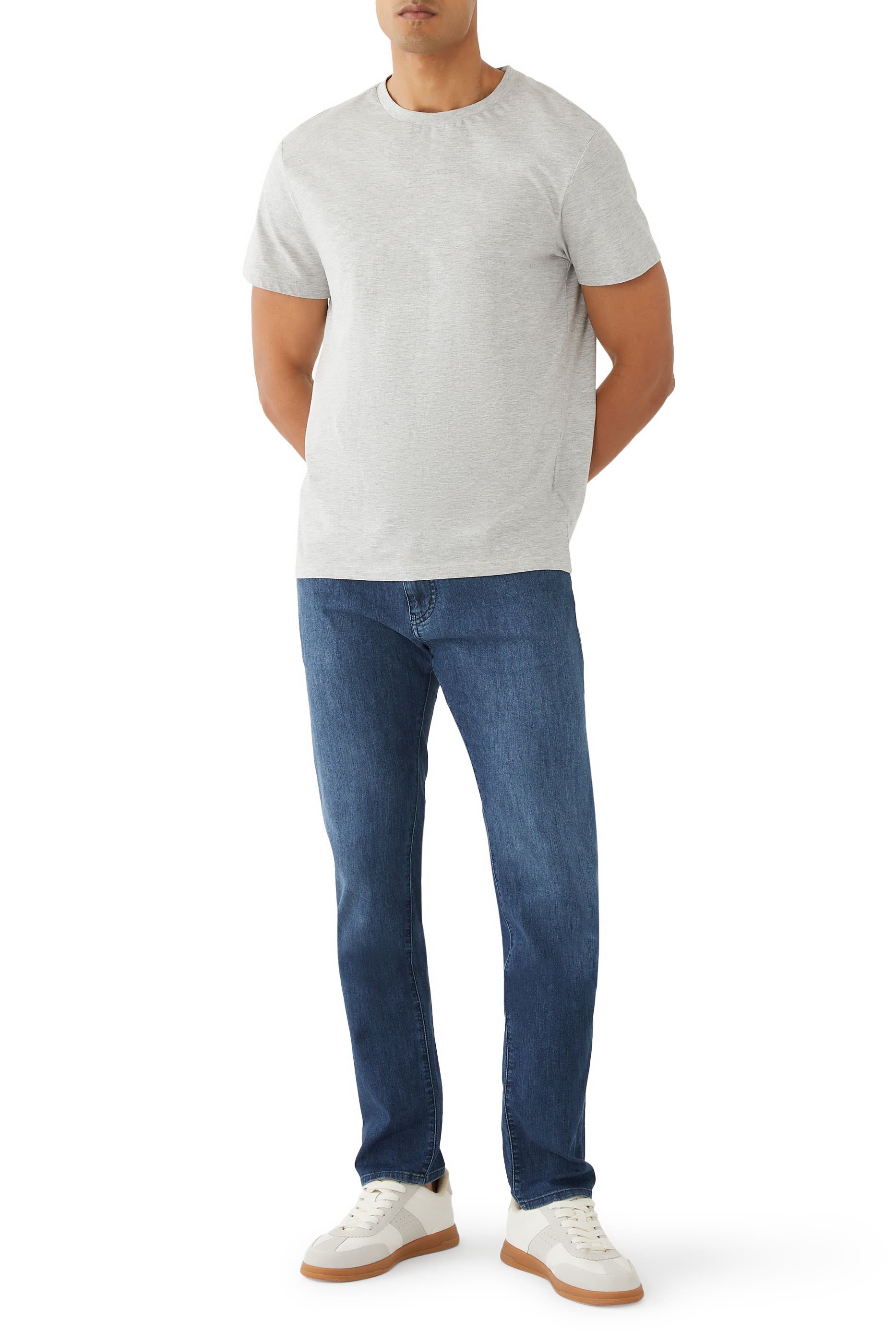 Straight Denim Pants