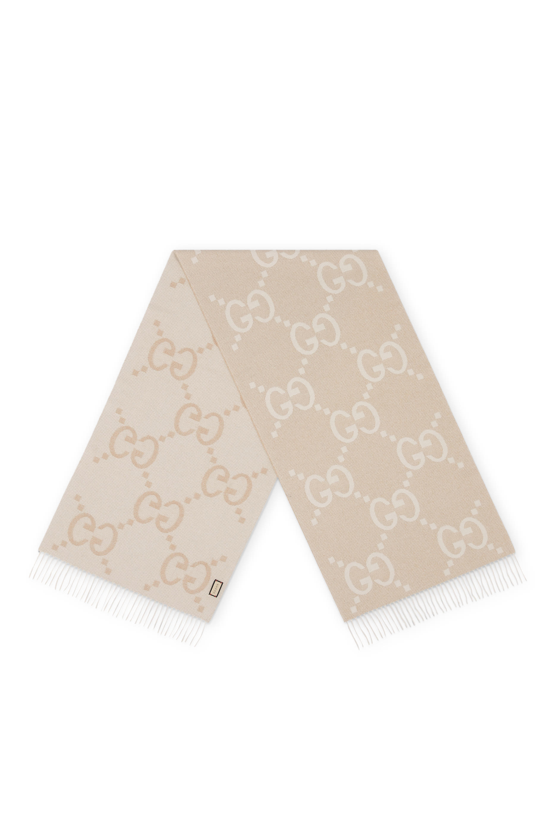  GG Cashmere Lam&eacute; Jacquard Scarf