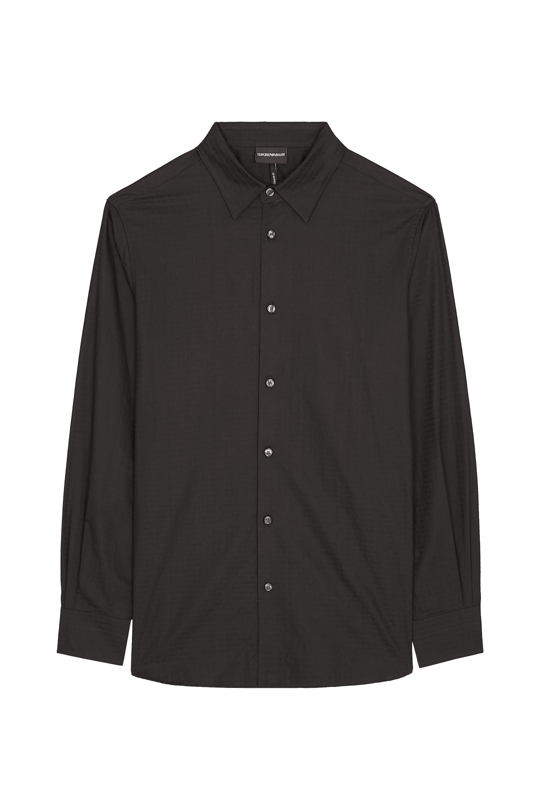 Micro EA Text Logo Long Sleeves Shirt