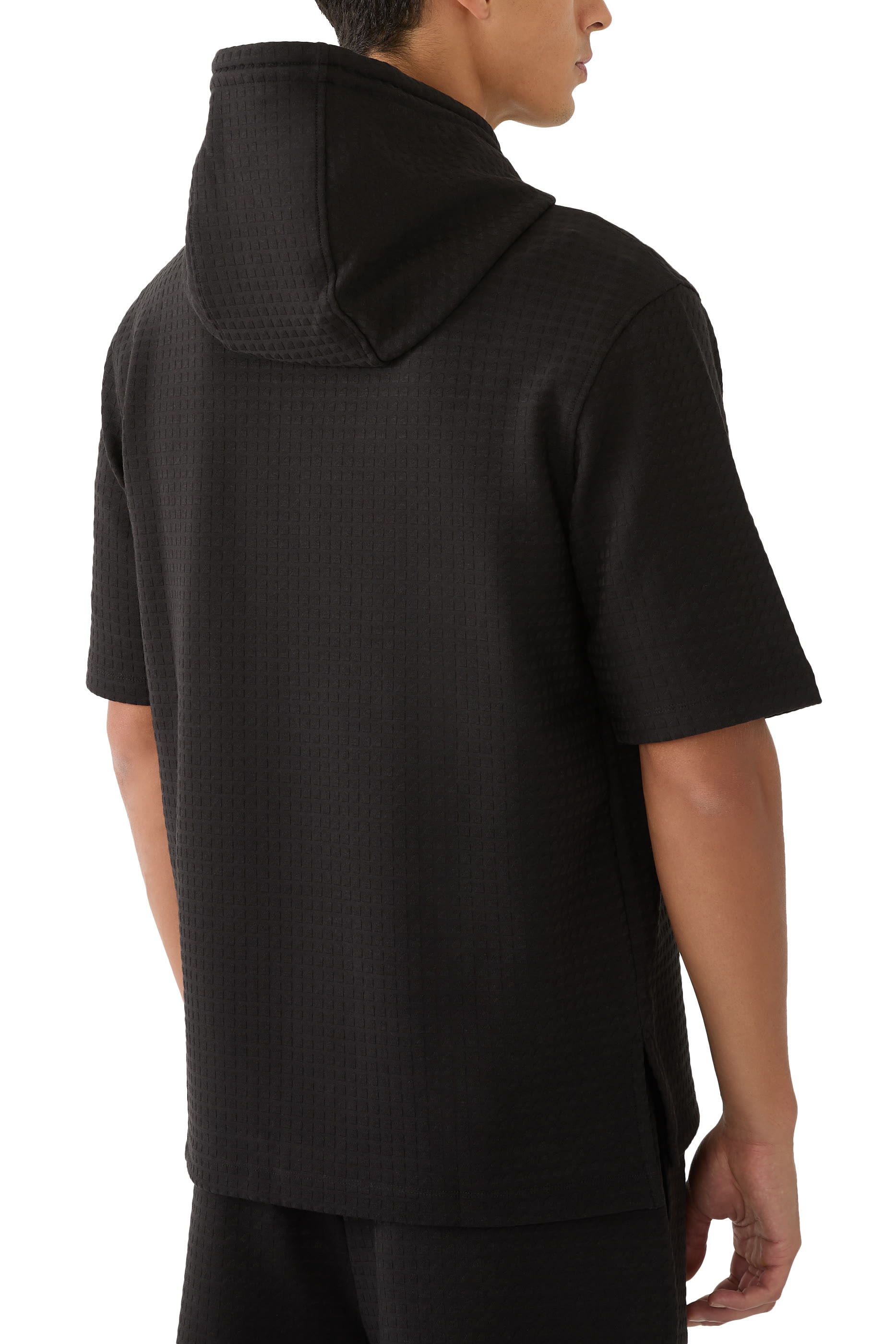 Oversized Jersey Hooded Sweatshirt