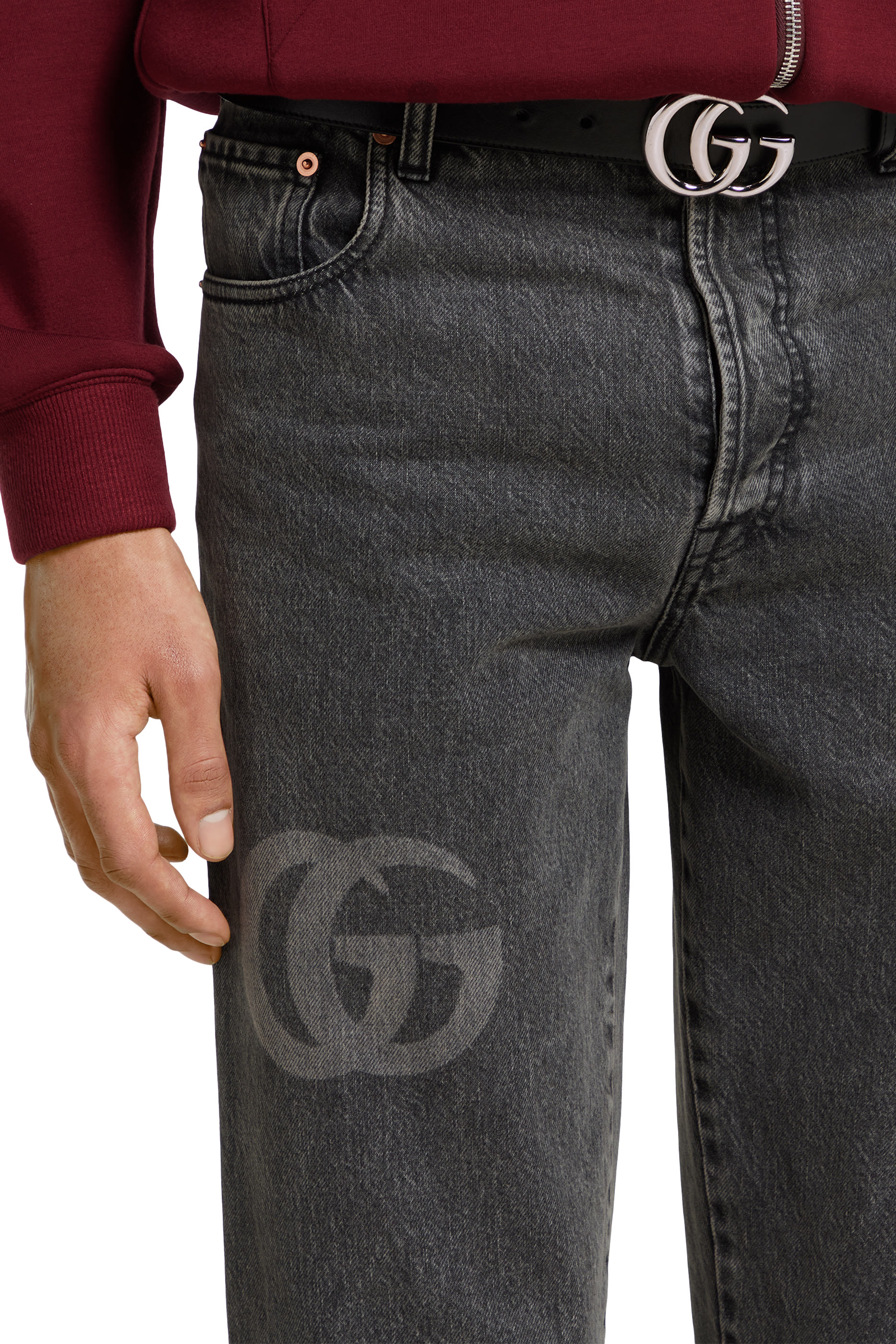 Slim Fit Denim Pants