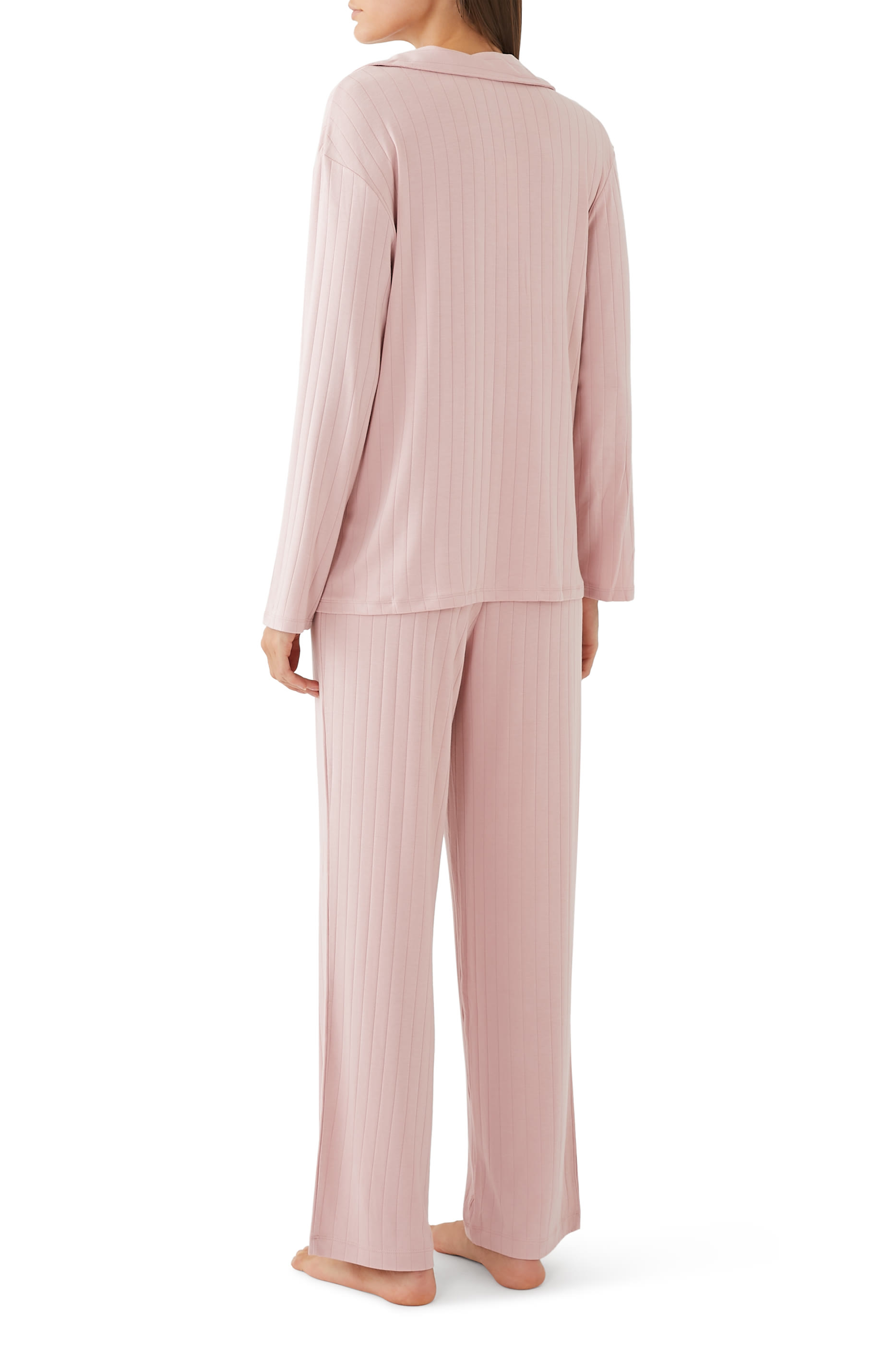  Gisele TENCEL&trade; Modal Rib Long Pajama Set