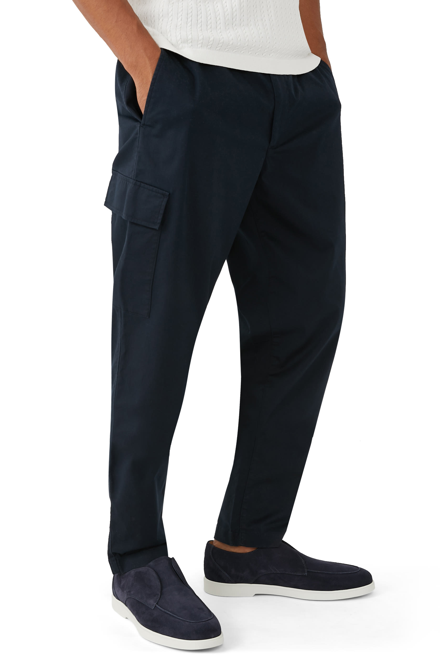 H01 Velour Abisso Slip-On Loafers