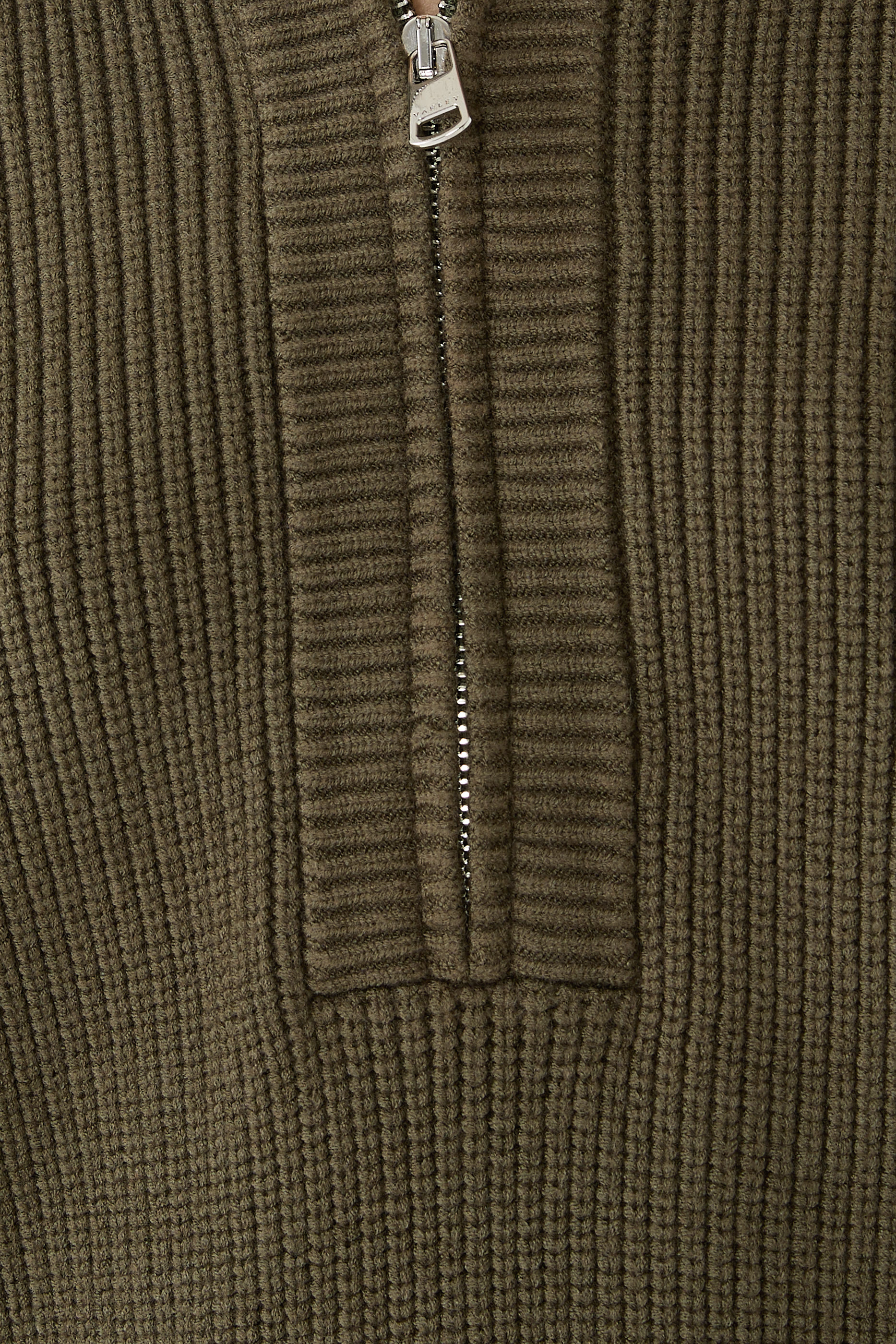  Maura Half-Zip Rib Knit 