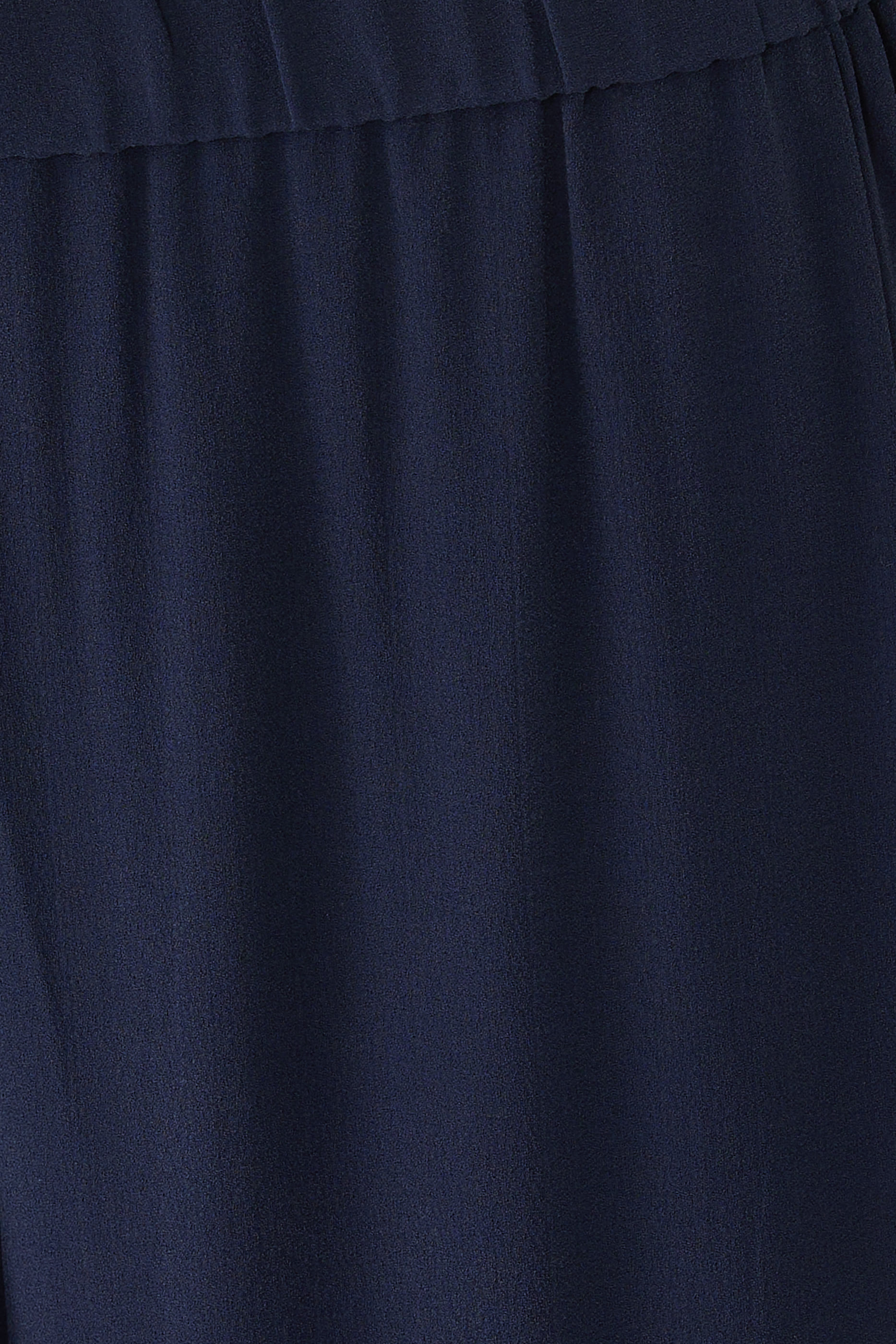 Silk Georgette Crepe Wide-Leg Pants