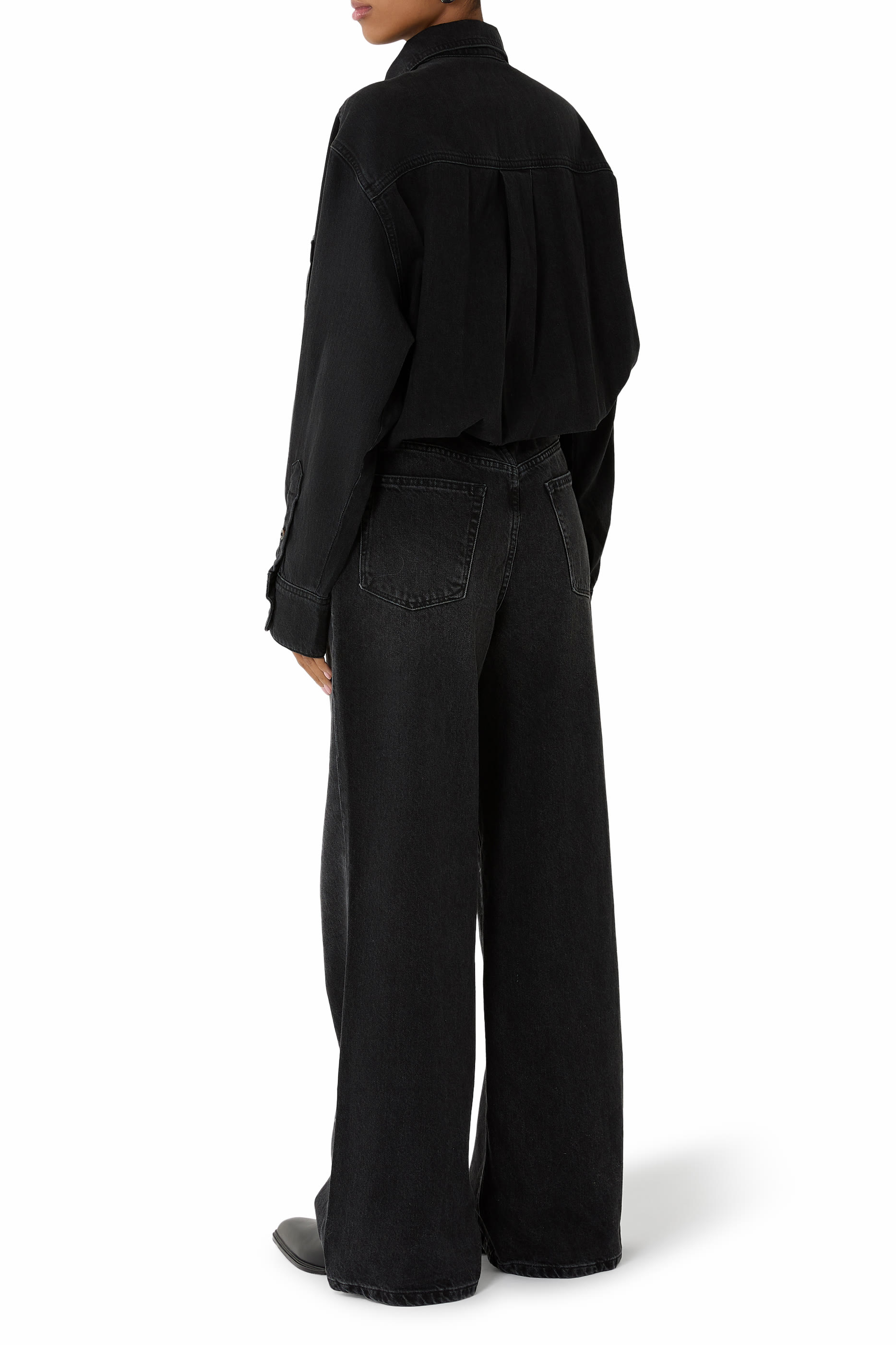 Denim Shirt Jumpsuit 