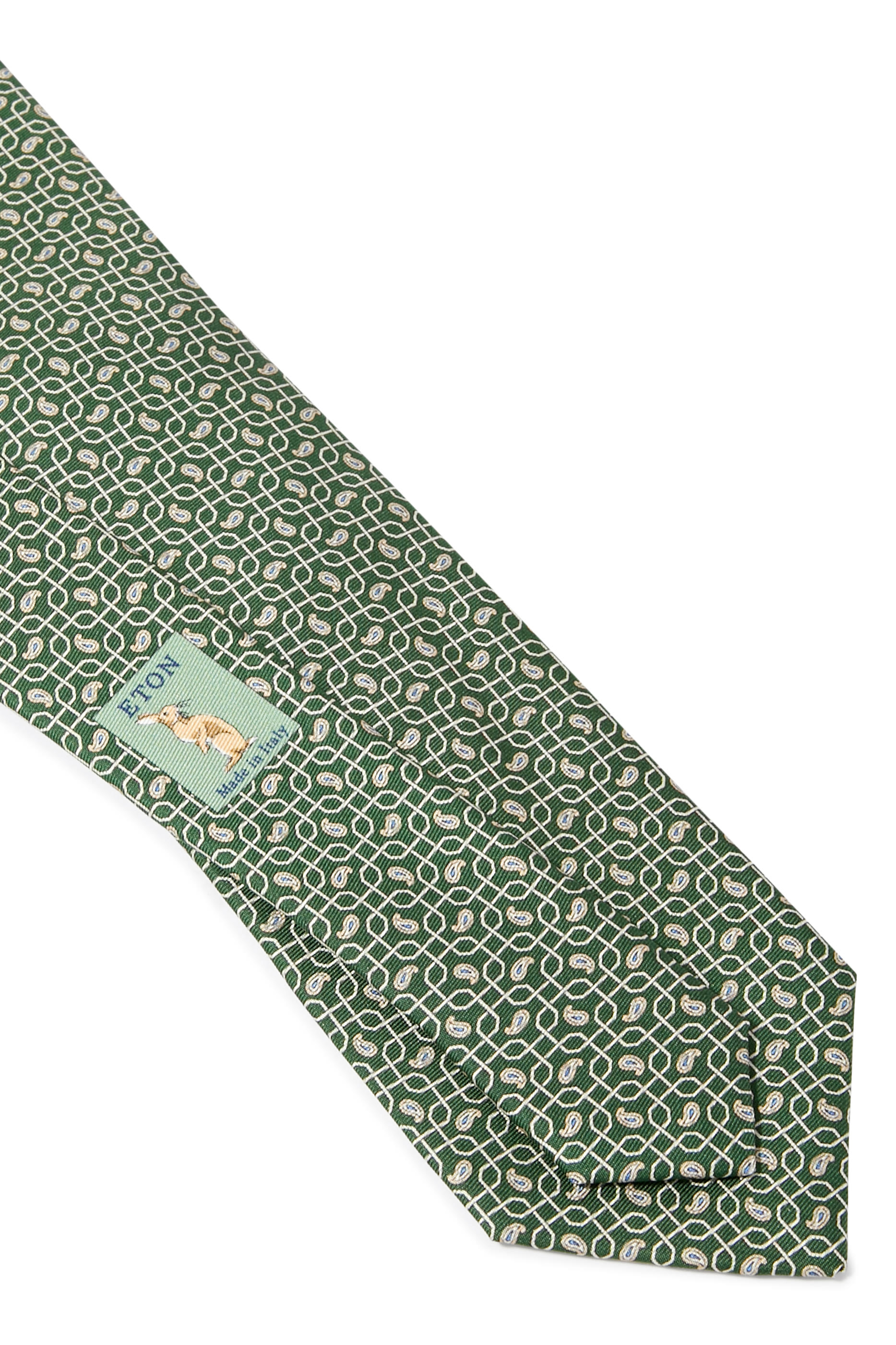 Paisley Print Silk Tie