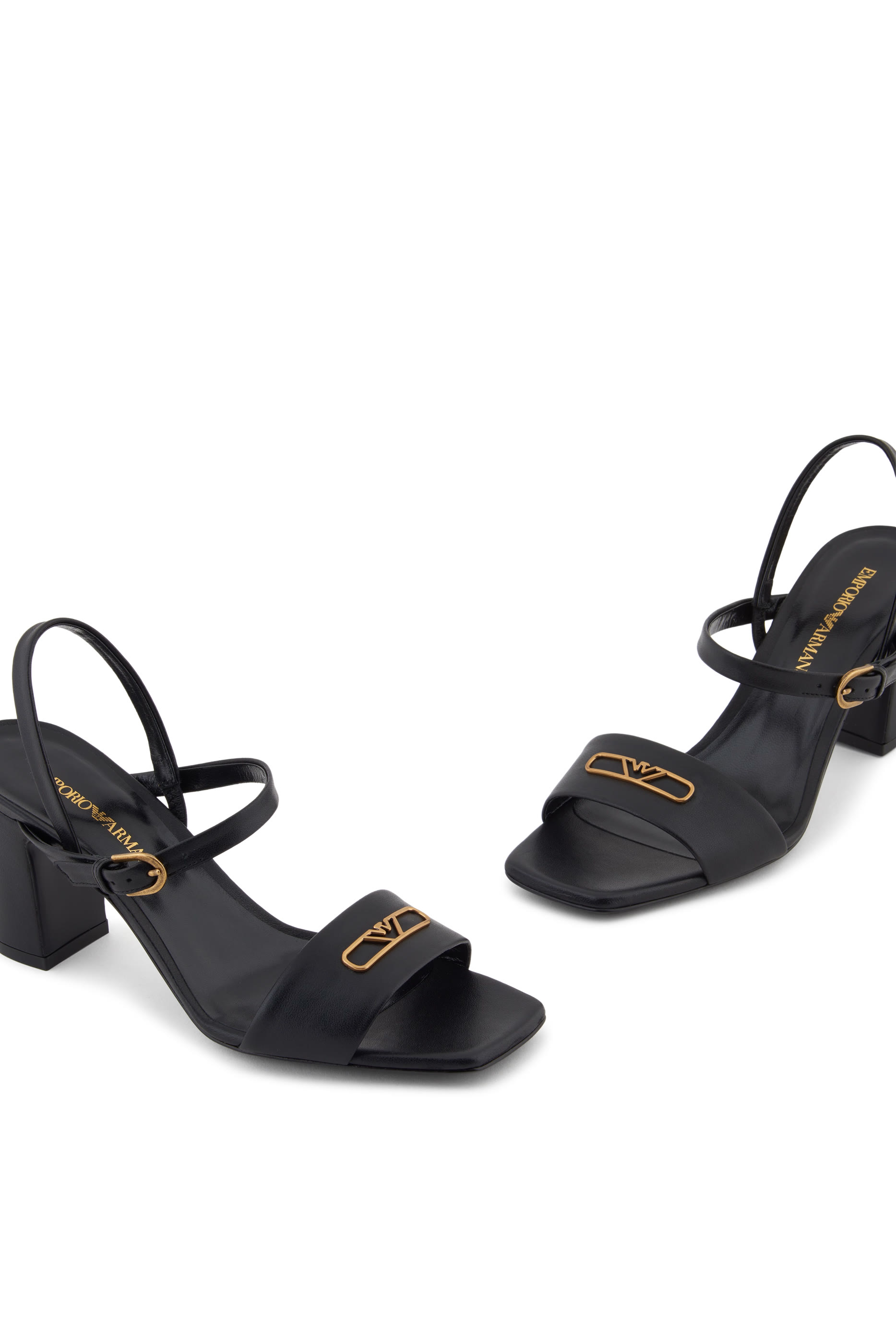 Eagle Logo 70 Nappa-Leather Sandals