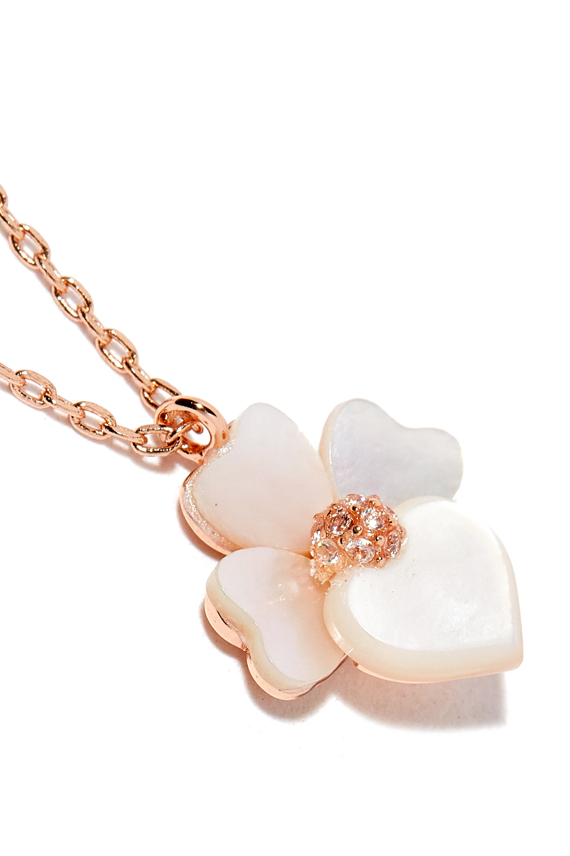 Precious Pansy Mini Pendant Necklace