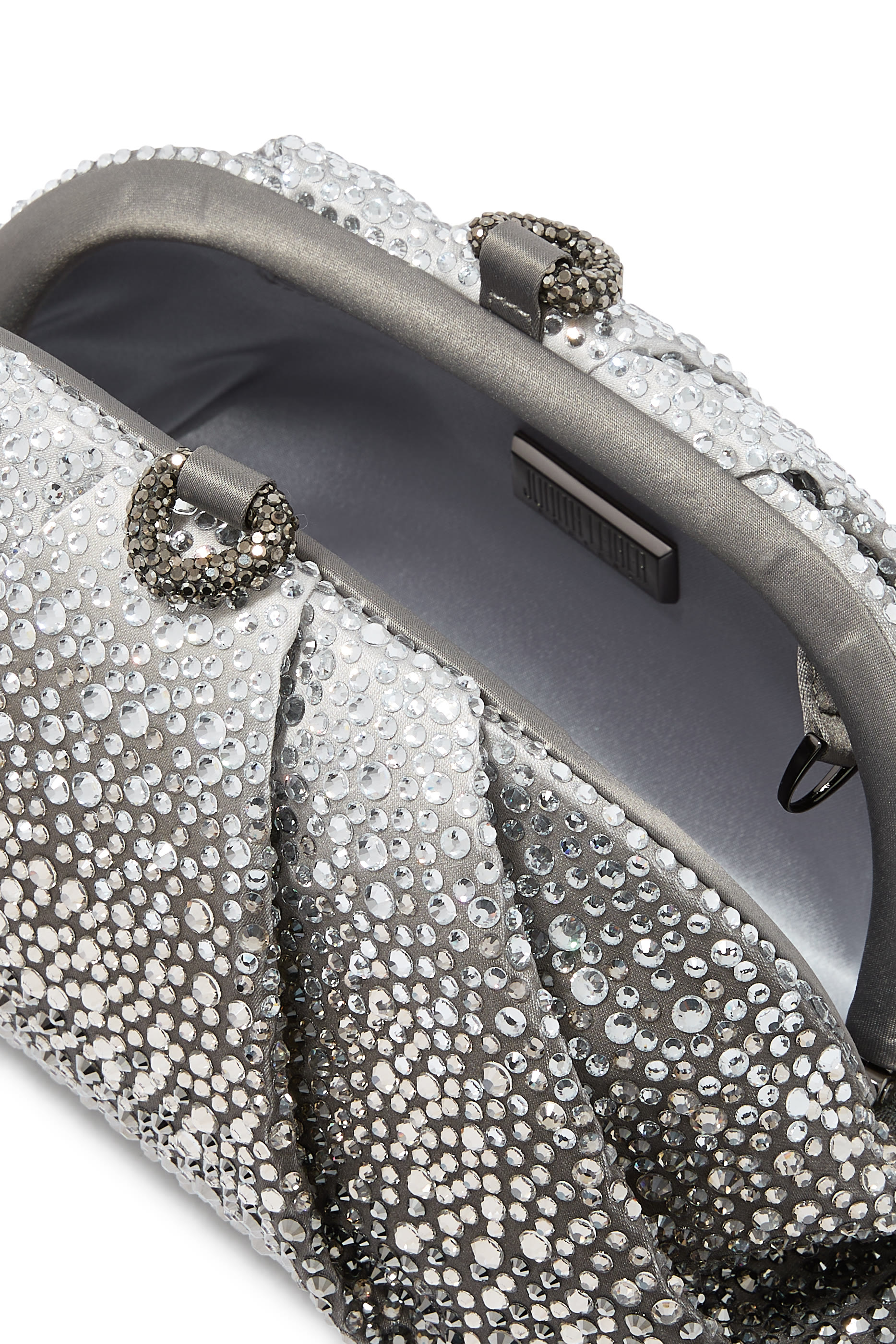 Gemma Crystal Caviar Clutch Bag