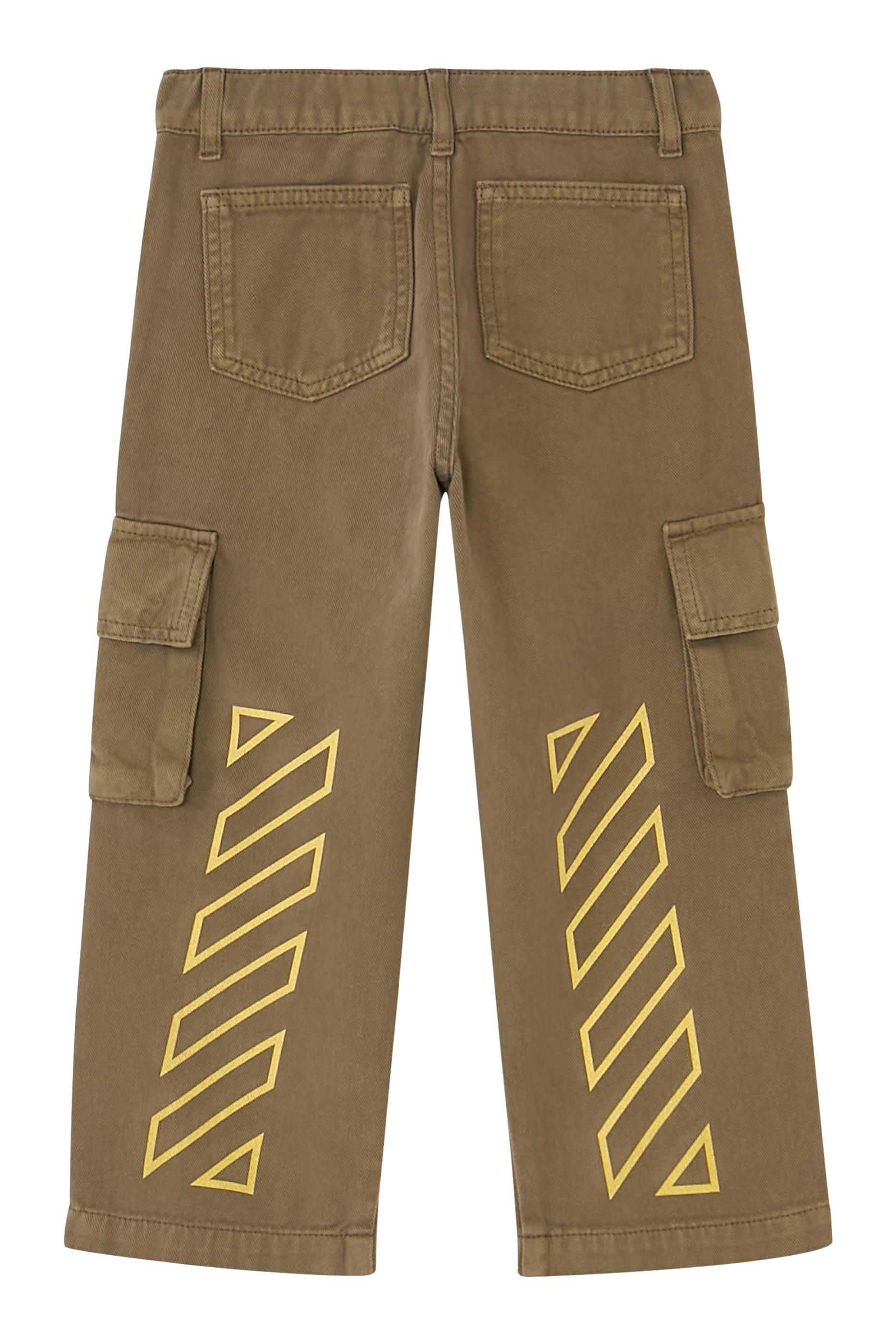 Kids Logo Patch Ddiagonal Cargo Pants