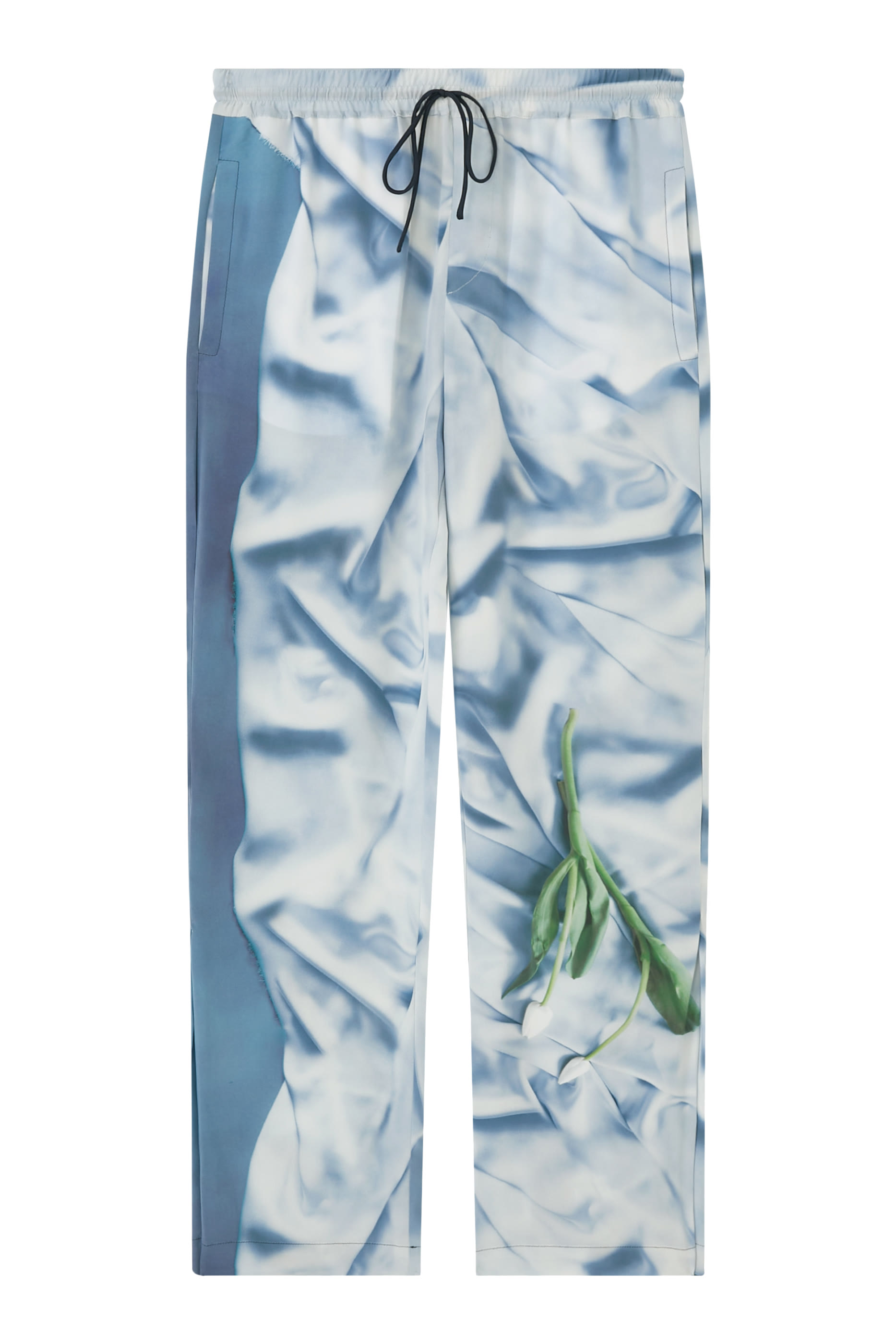 Pleat Detail Pajama Trousers