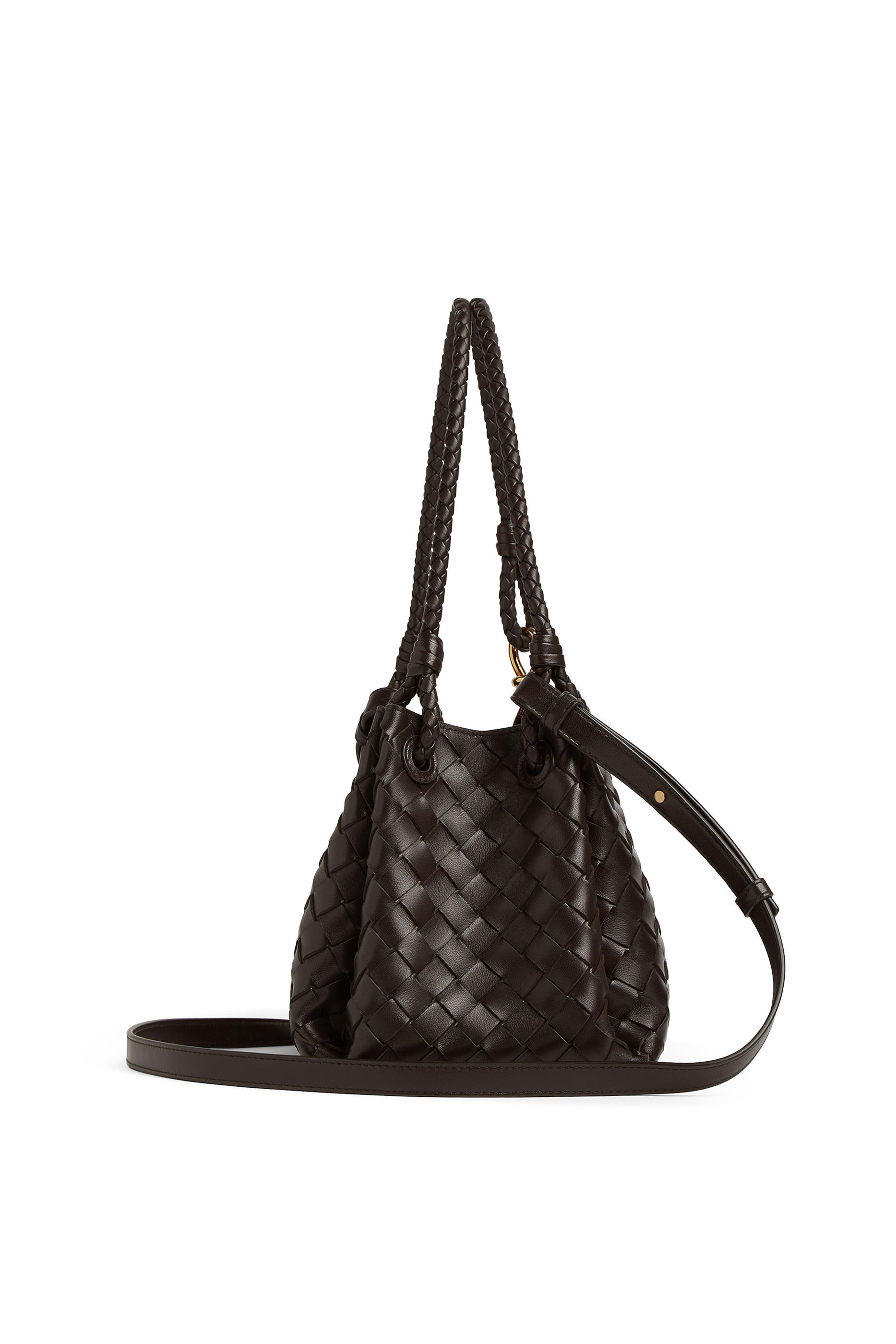 Intrecciato Large Parachute Shoulder Bag