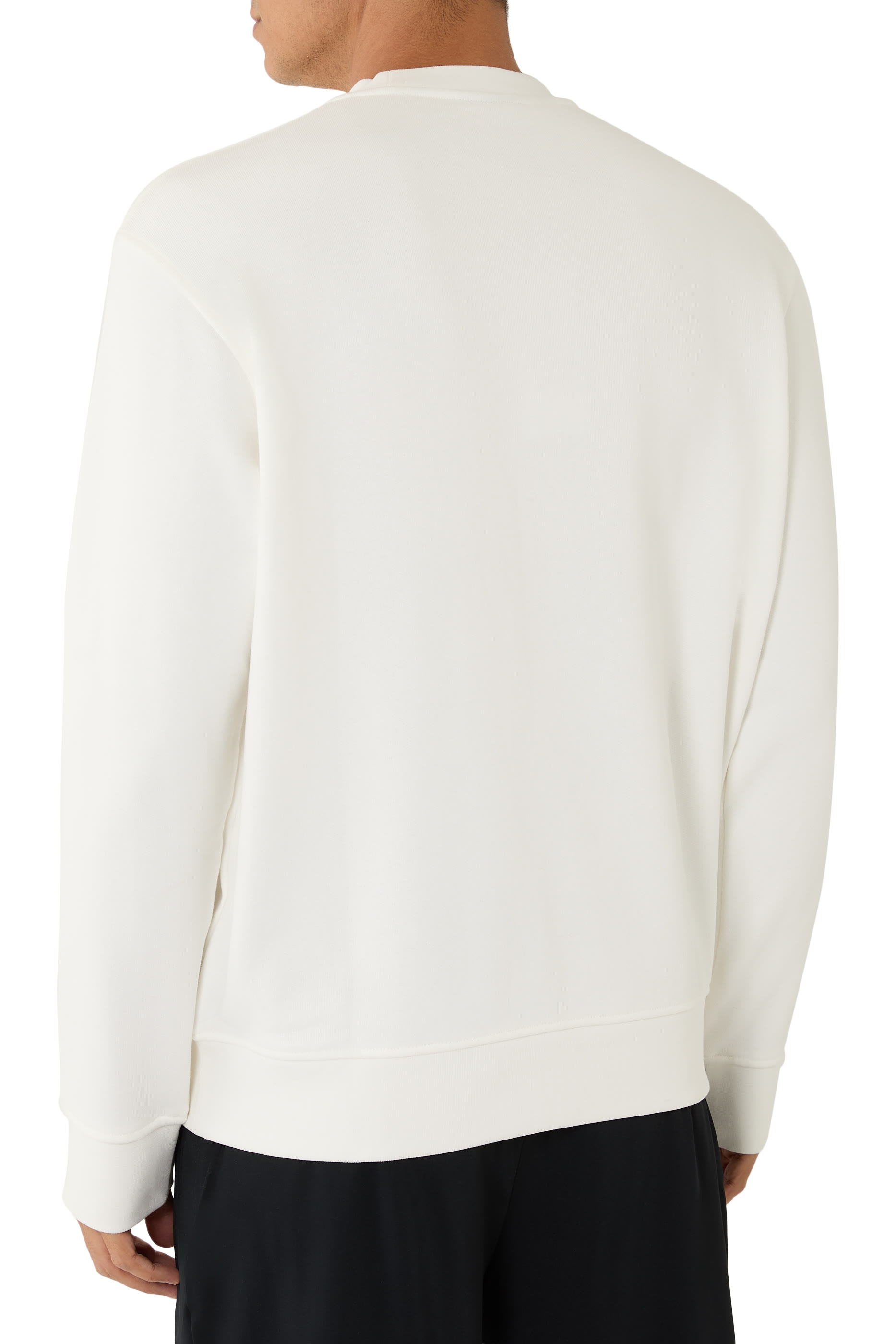 Embroidered Logo French Terry Jersey Sweatshirt