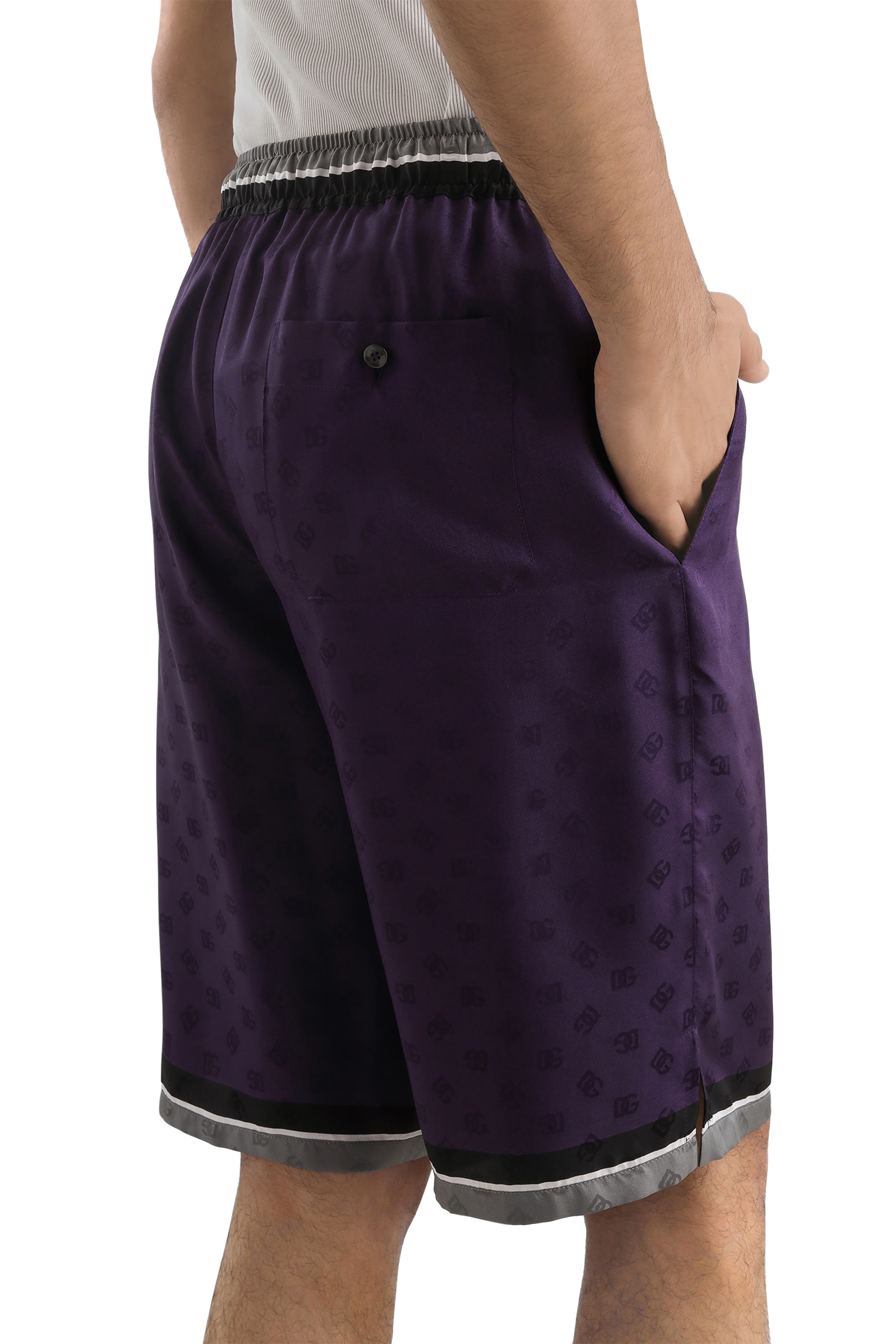 Logo Vanity Twill Bermuda Shorts
