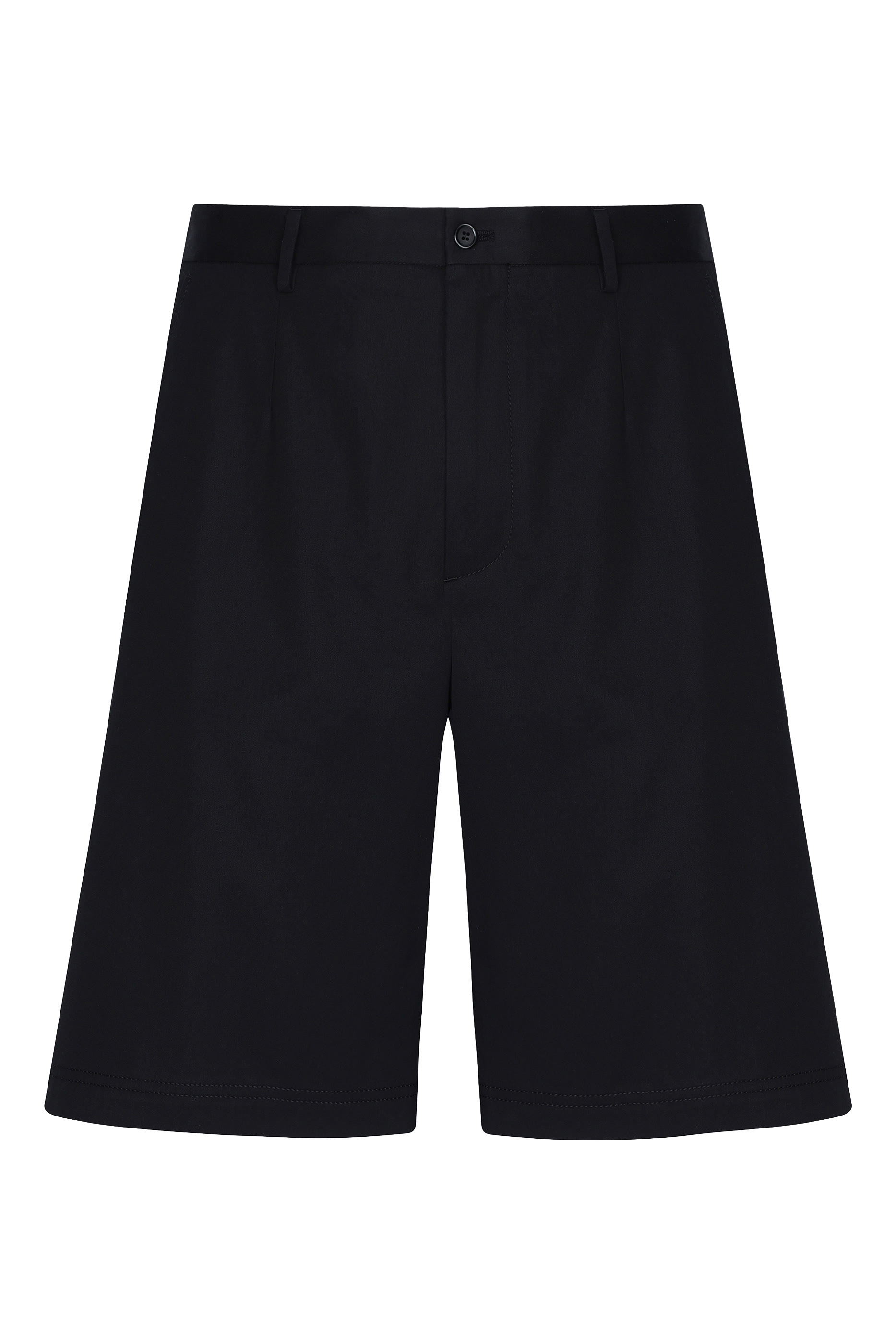 Logo Stretch Cotton Shorts