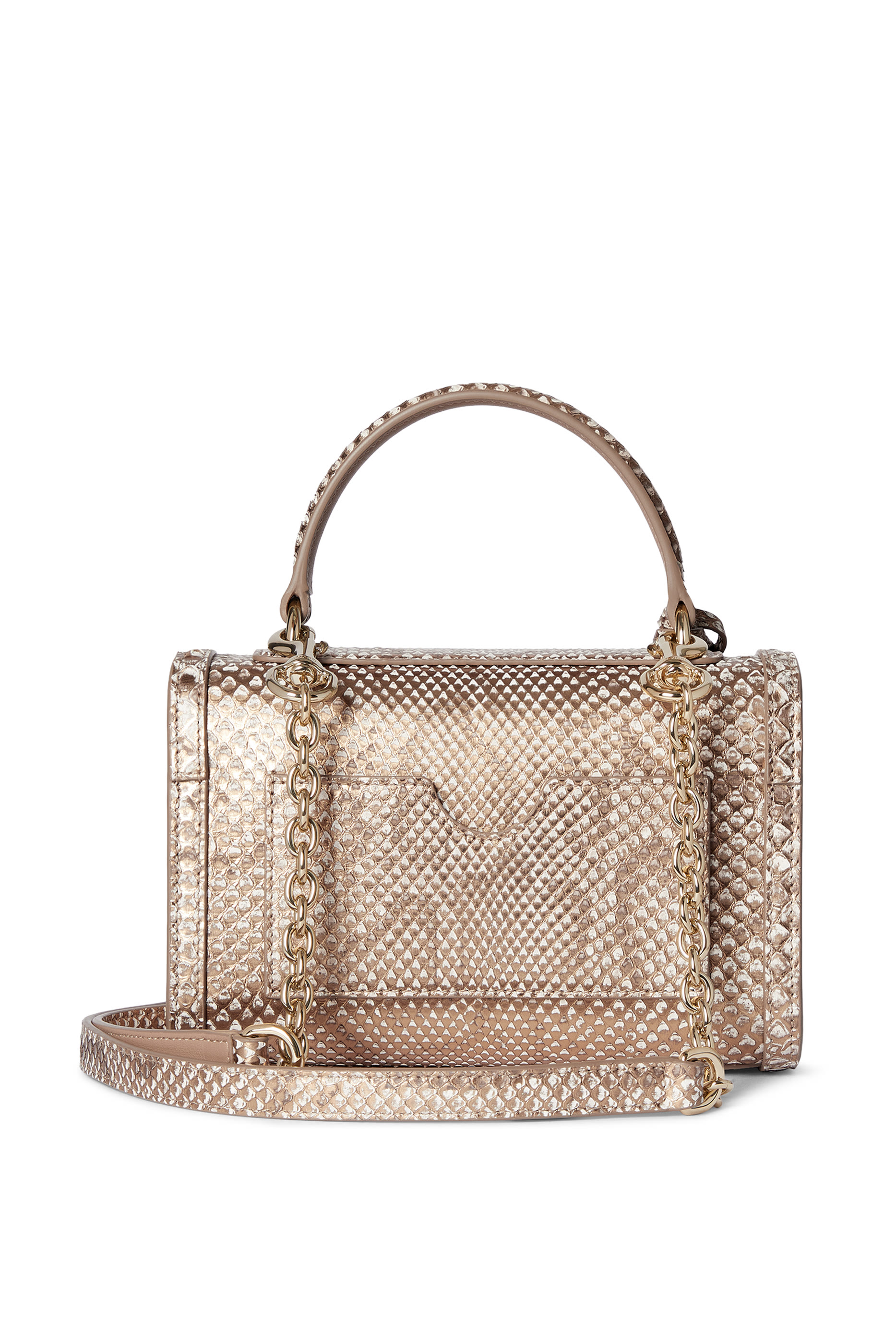 Padlock Python Small Top-Handle Bag