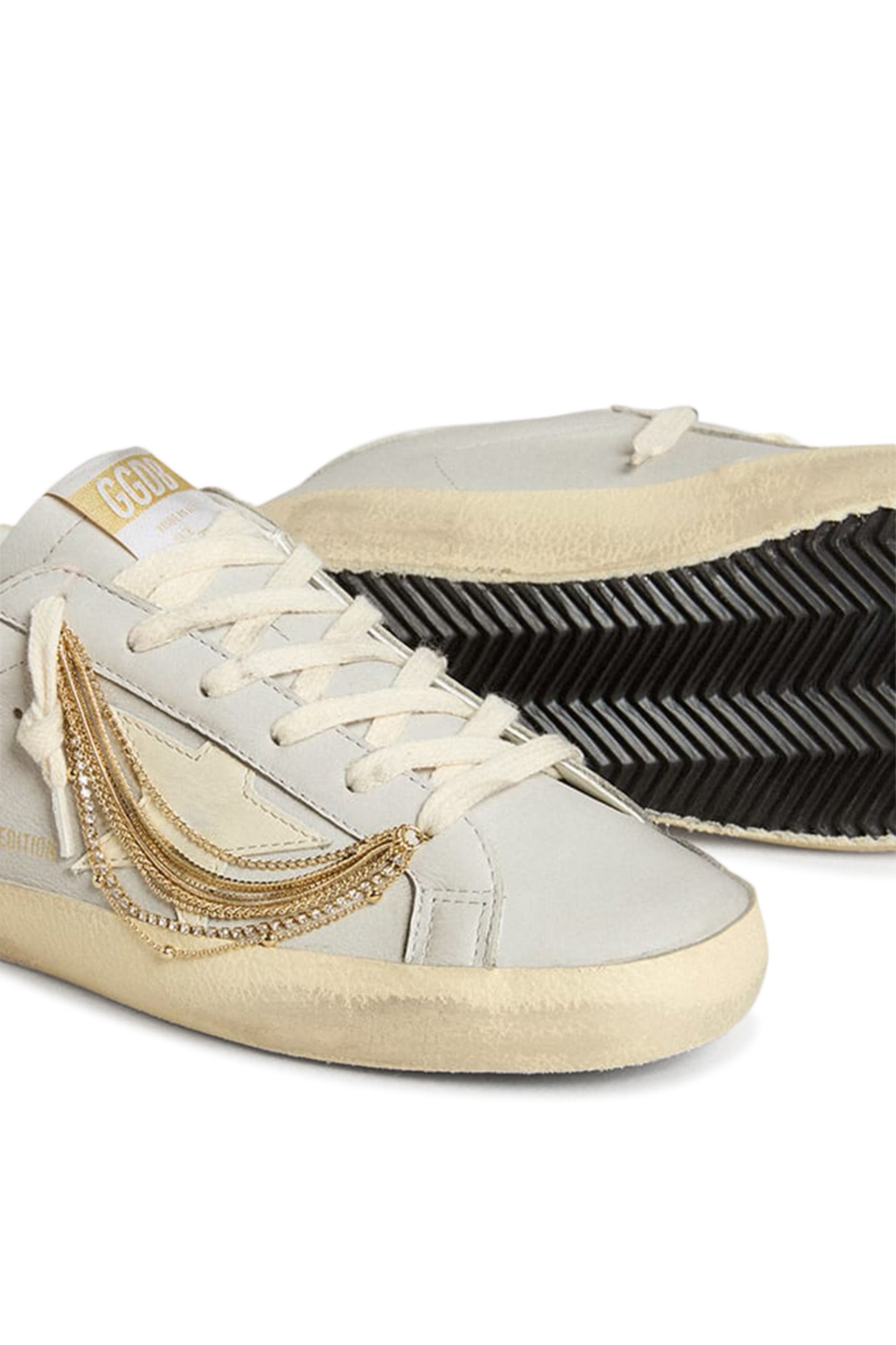 Super-Star LTD Sneakers in Nappa Leather with Leather Star and Heel Tab