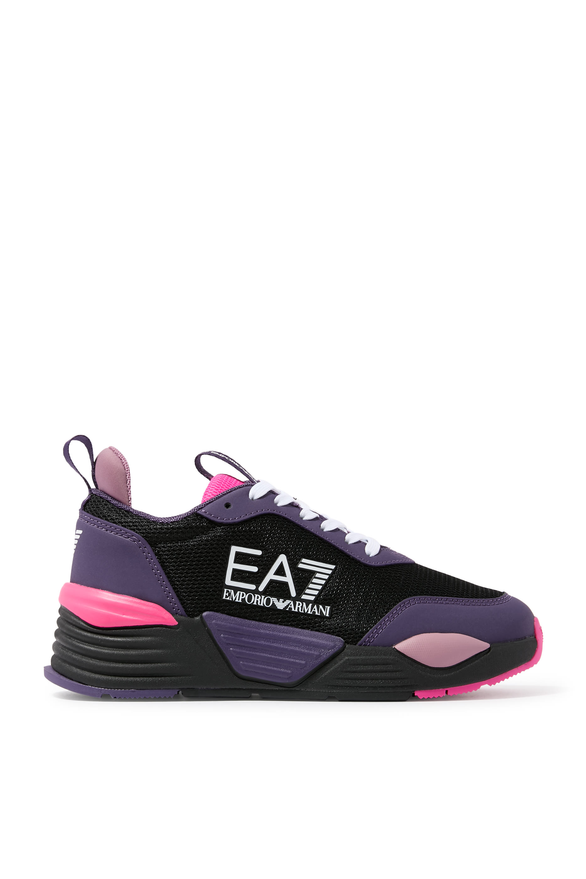 Kids EA7 Logo Sneakers