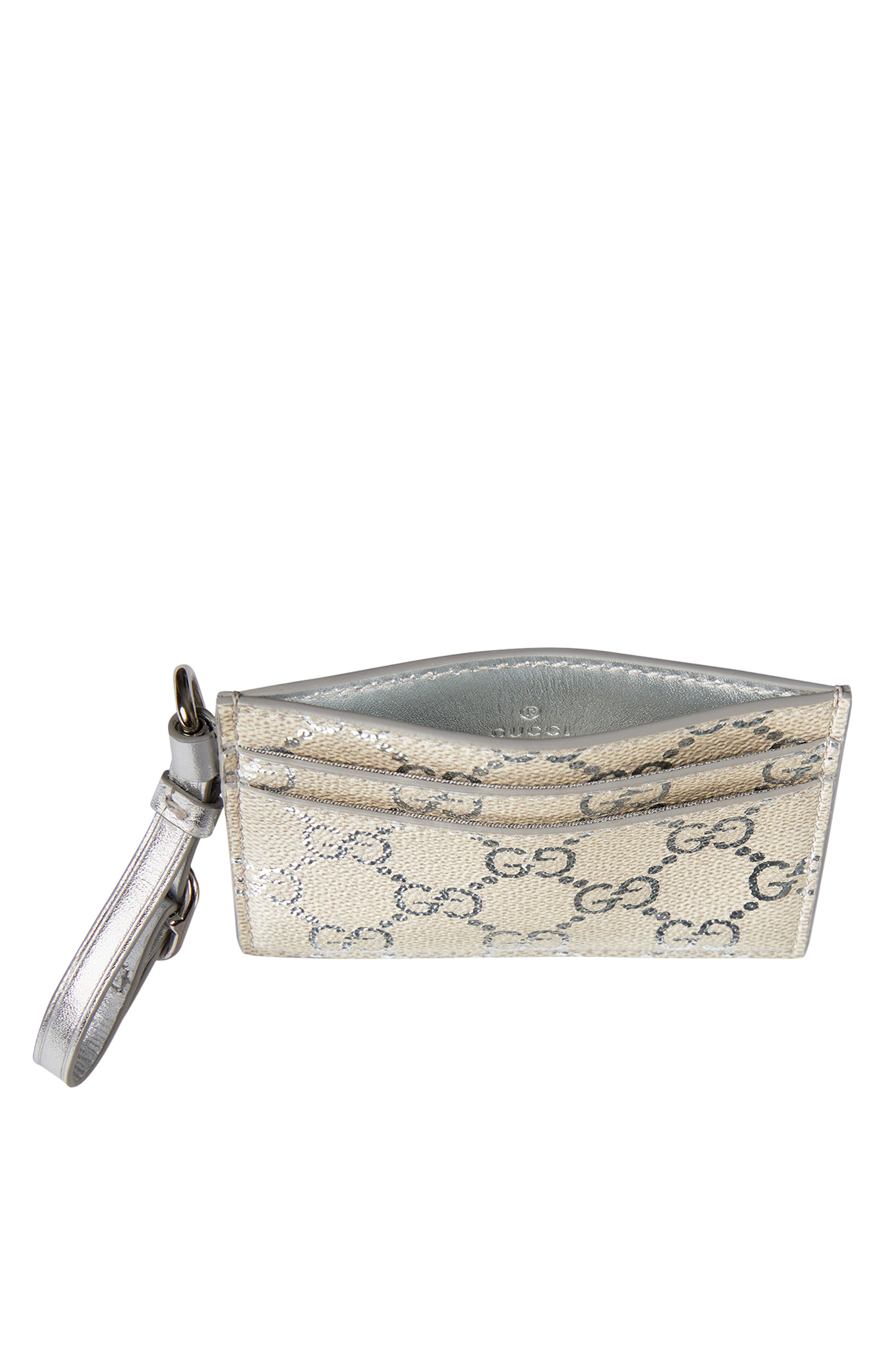  GG Emblem Card Case with Strap 