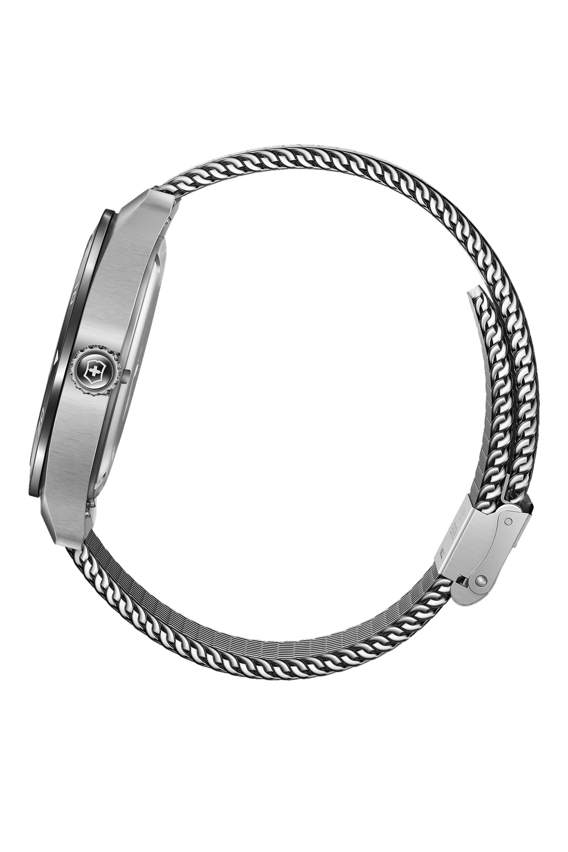 Swiss Army Quartz Watch, Stainless Steel & Mesh