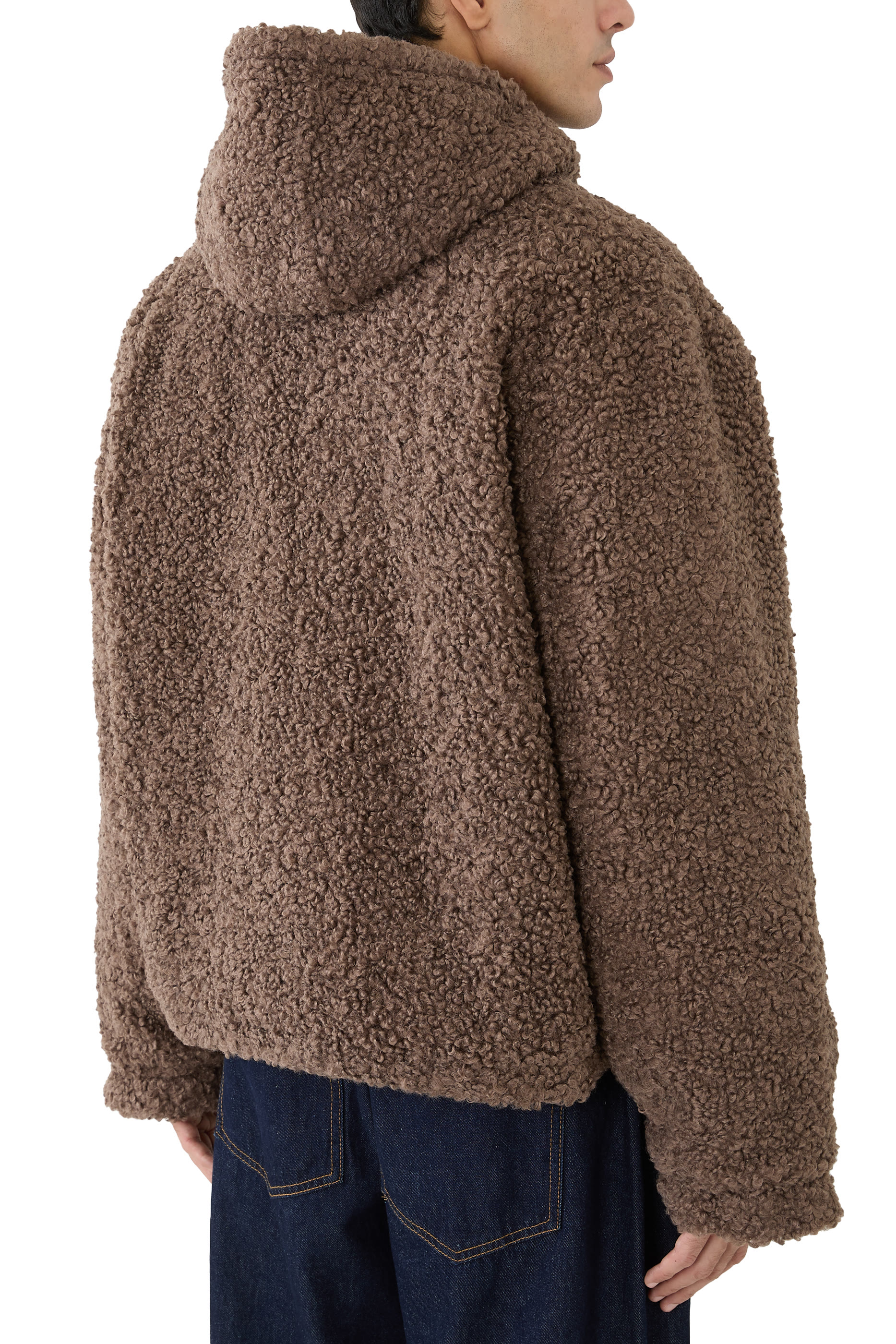 Zip-Through Hooded Fleece Sweatshirt