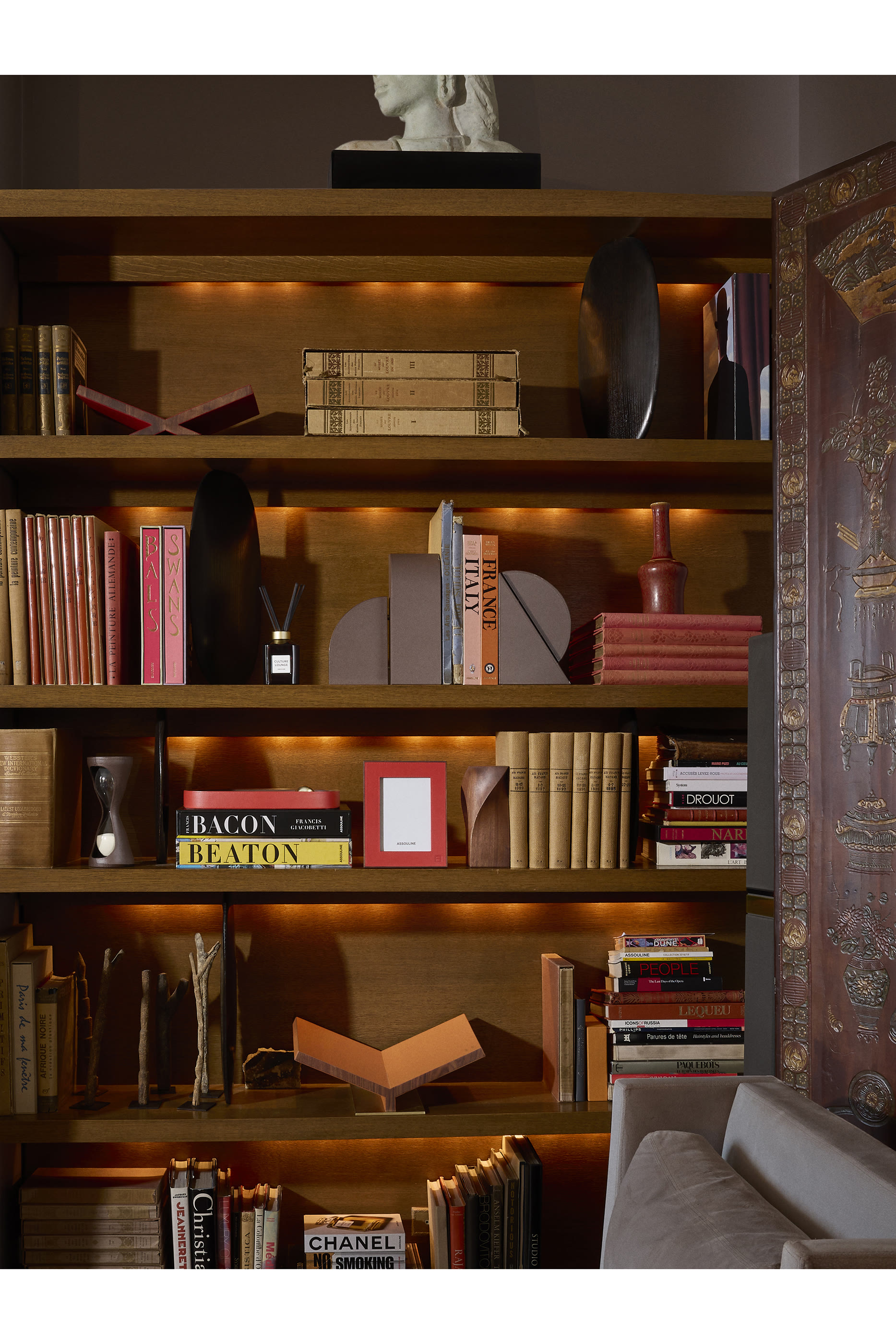 Cubist Bookend Brown &ndash; Left 