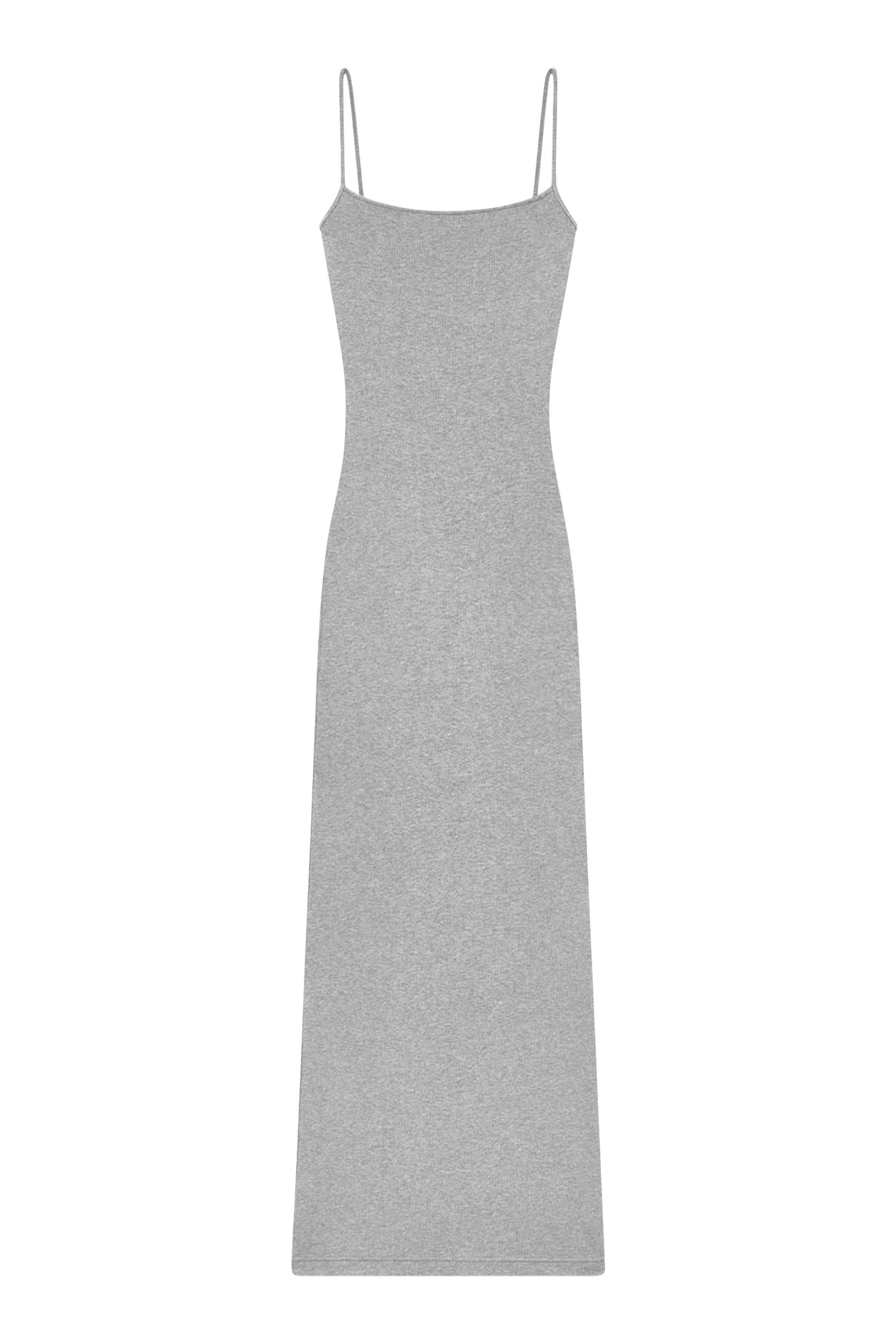  Long Square Neck Dress 