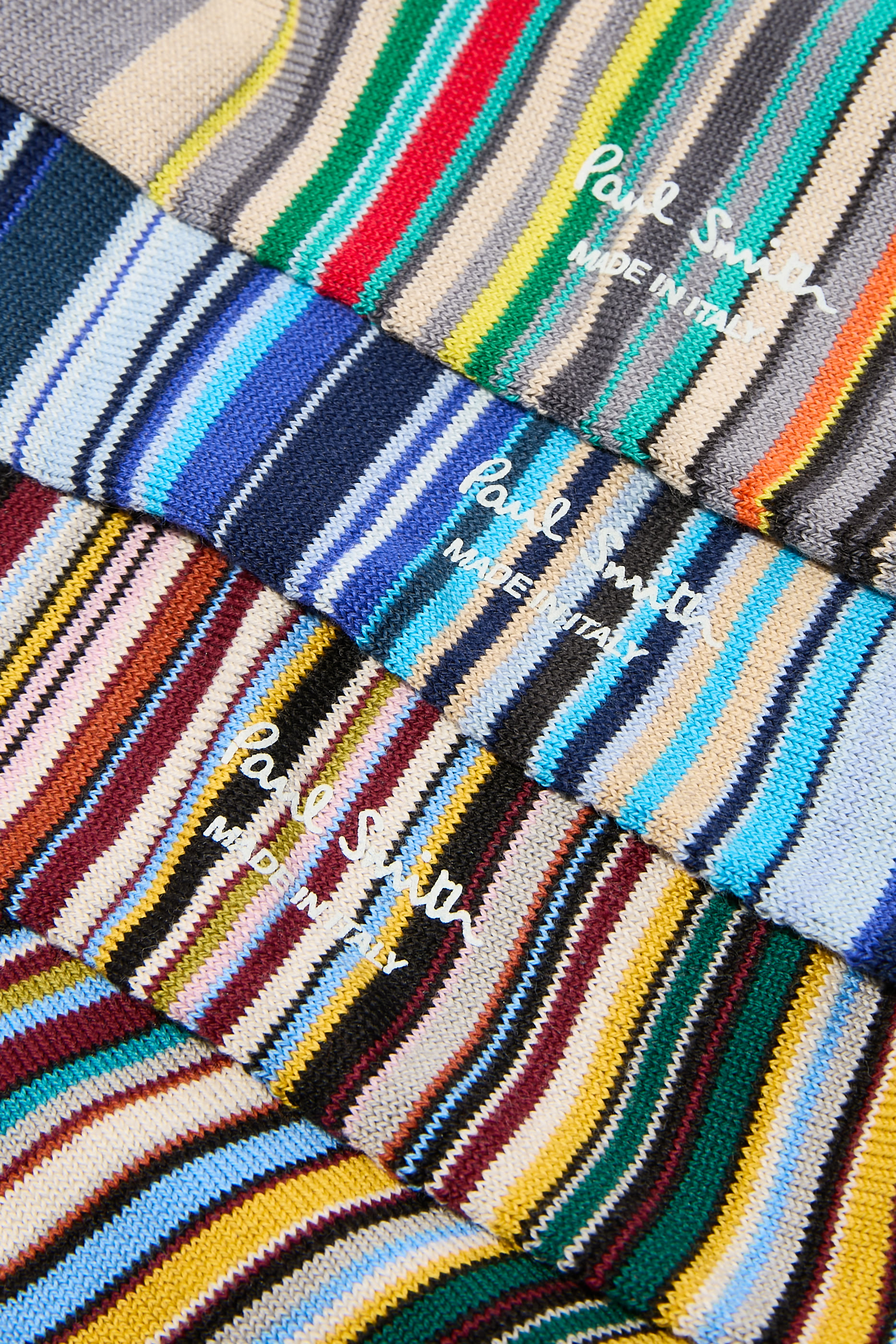 Stripes Cotton-Blend Socks - Pack of 3