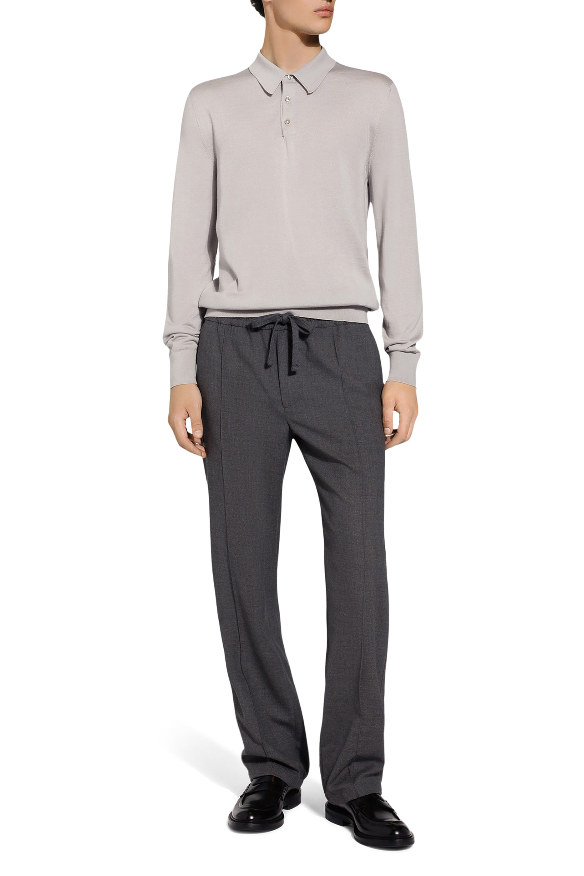  Cashmere and Silk Polo-Shirt