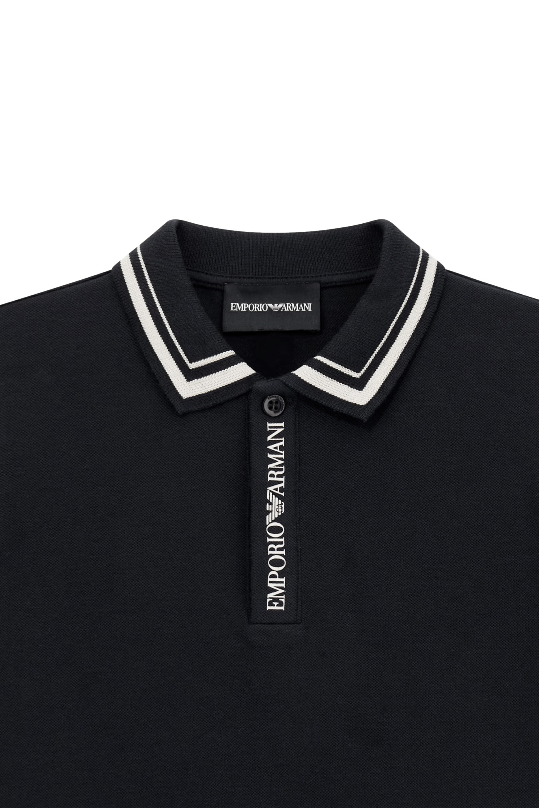 Kids Piqu&eacute; Jersey Polo Shirt with Piping Detail