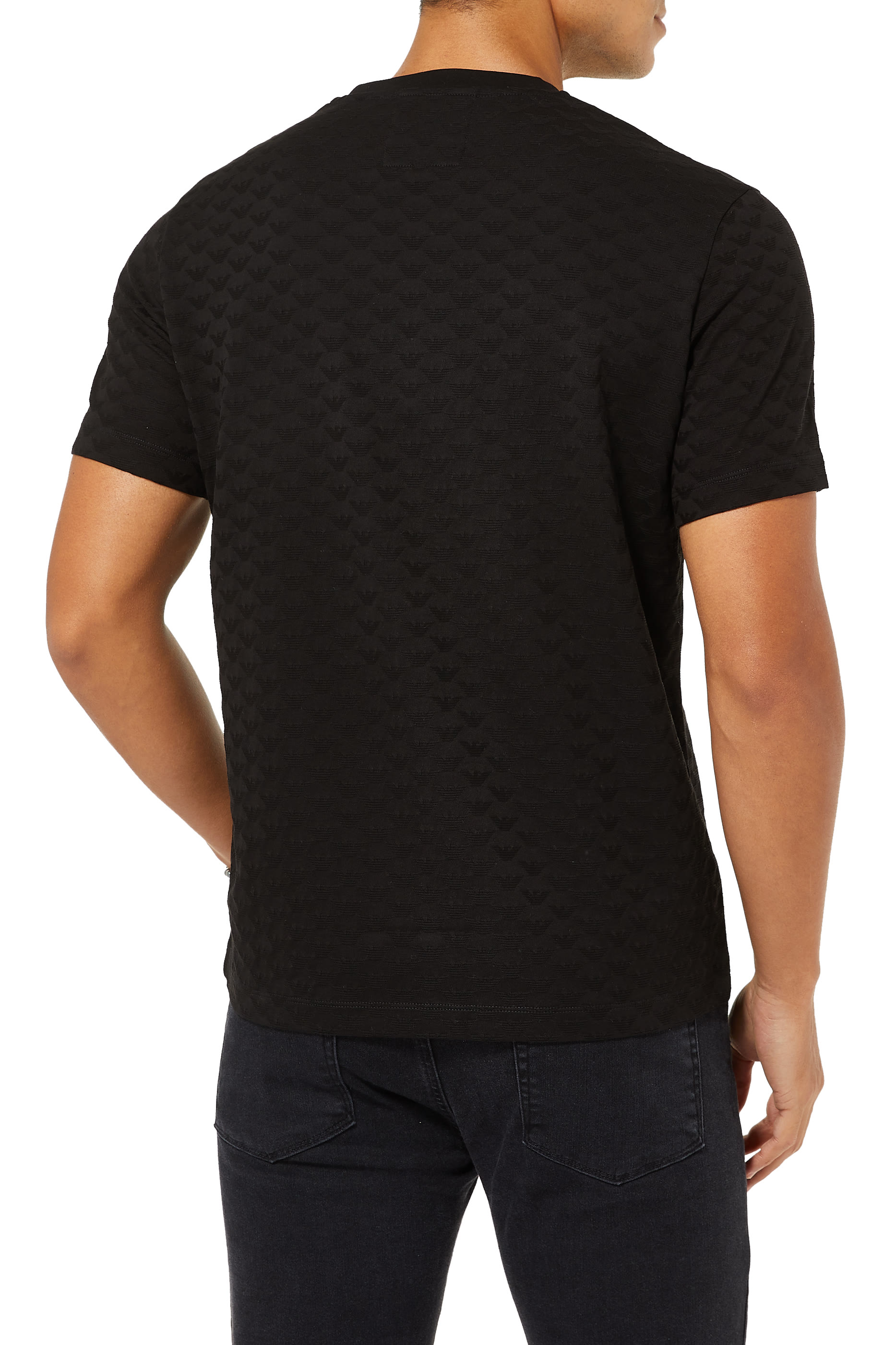 Eagle Monogram Jacquard Jersey T-Shirt