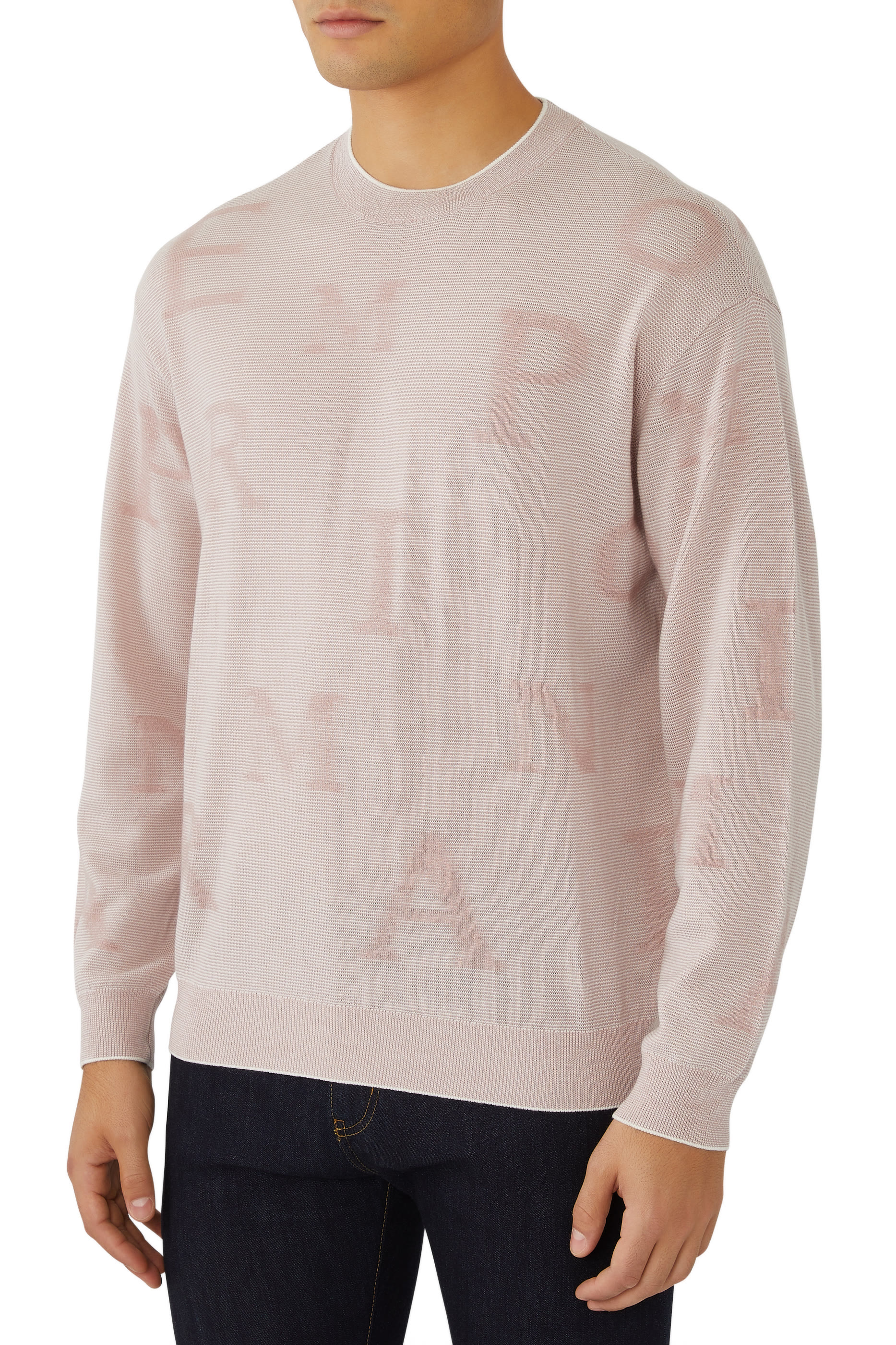 Knitted EA Logo Sweatshirt