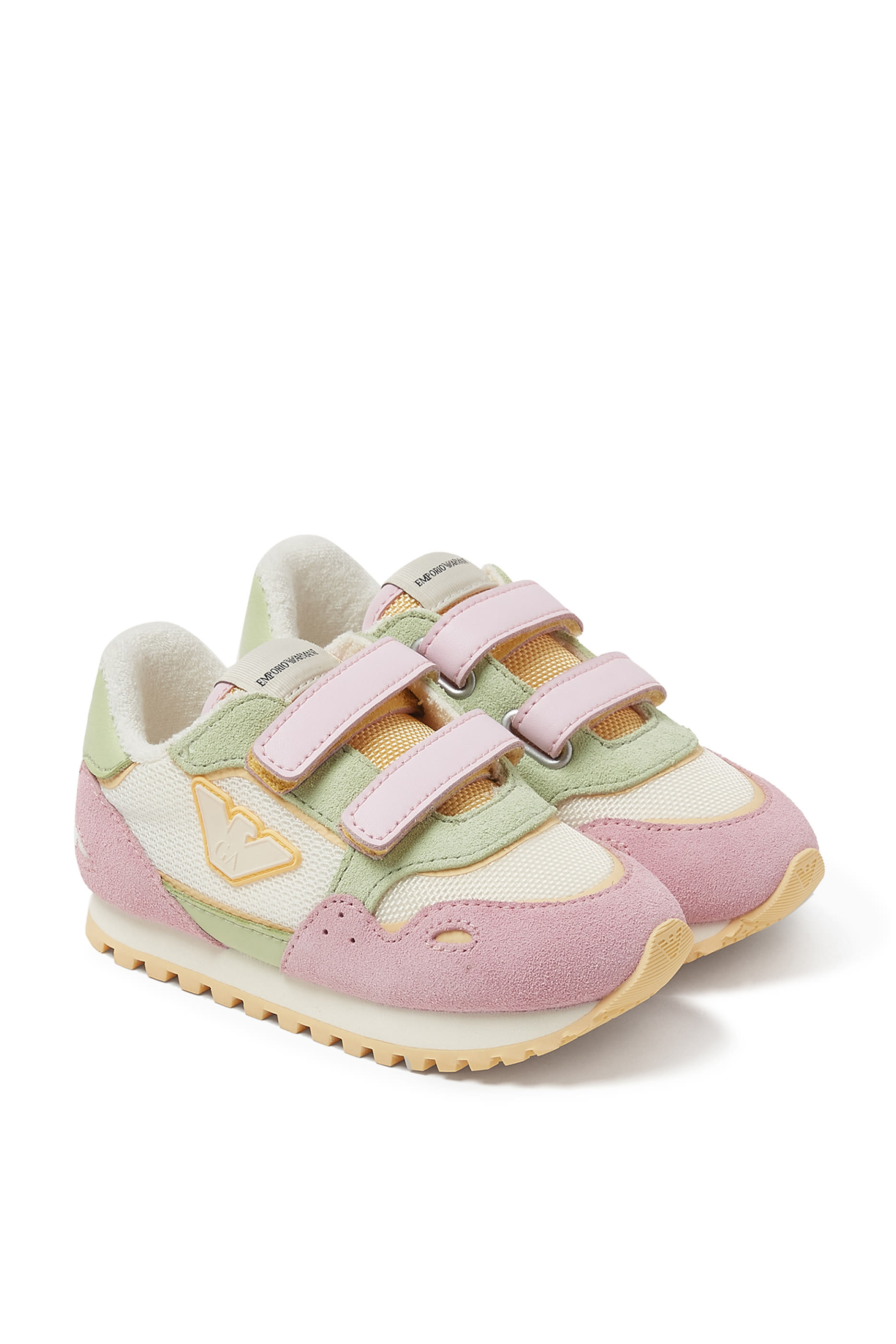  Kids Eagle Logo Velcro Sneakers