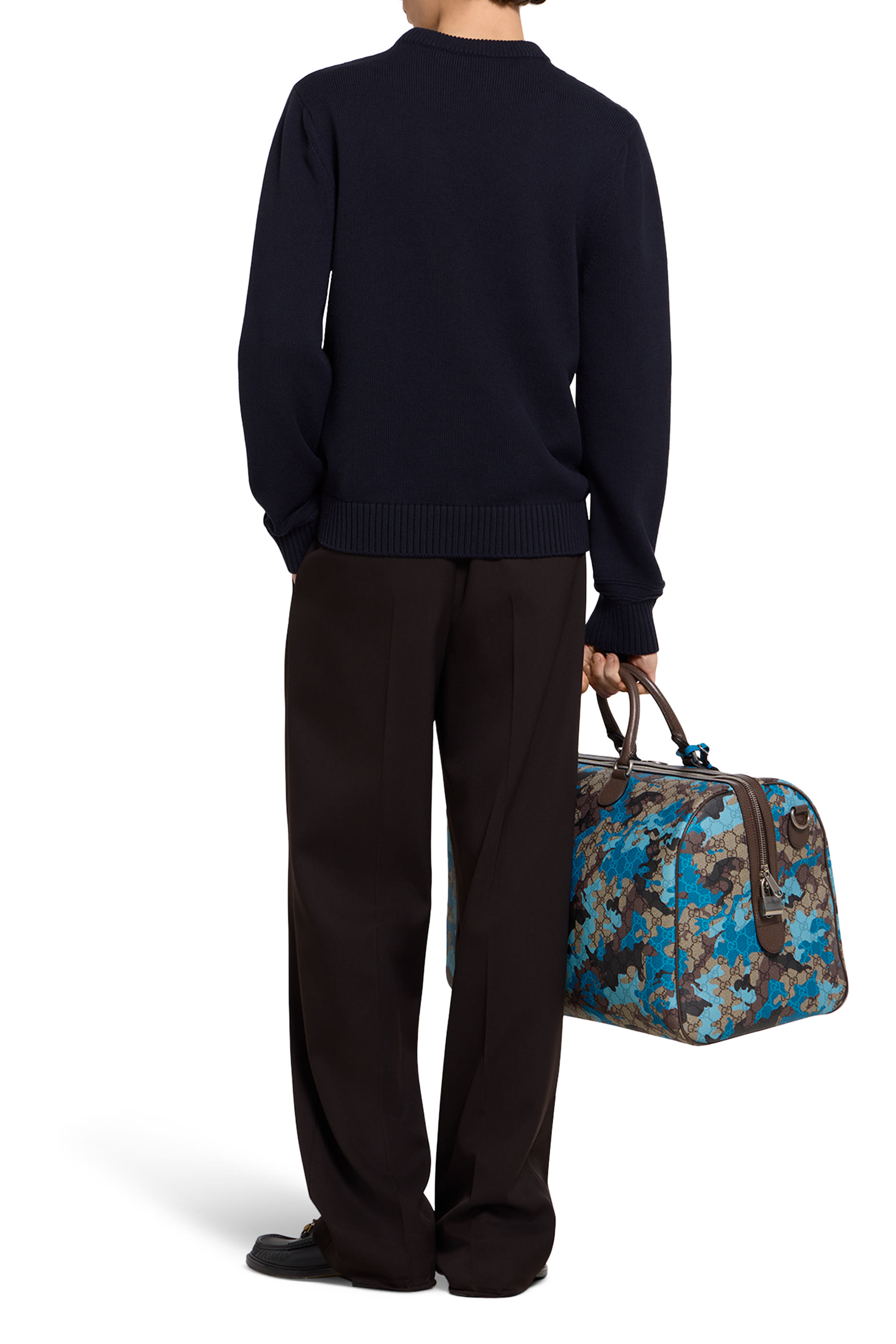 Logo Knit Cotton Wool Jumper