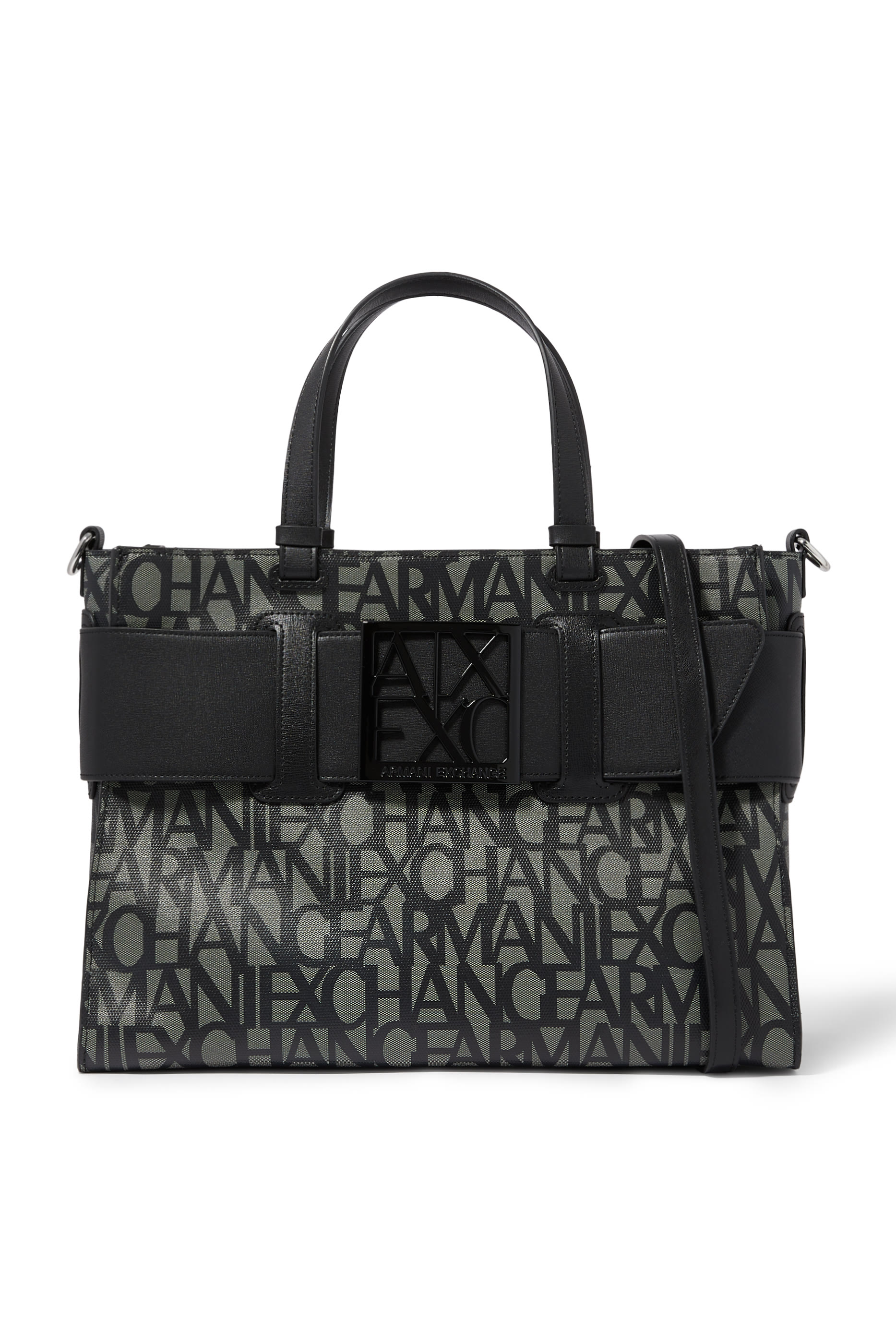  Susy All-Over Logo Print Shopping Bag