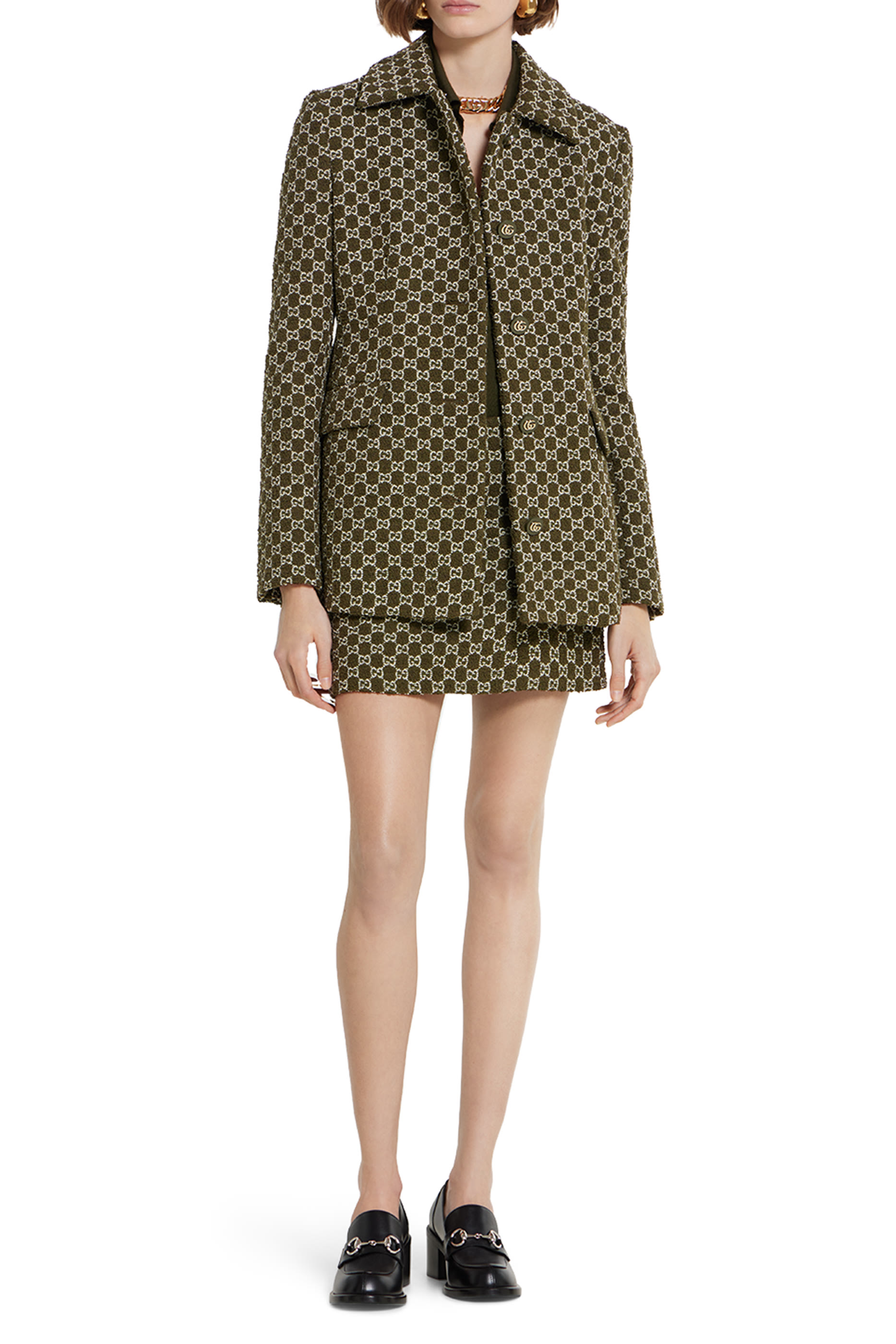 GG Cotton Boucl&eacute; Jacket