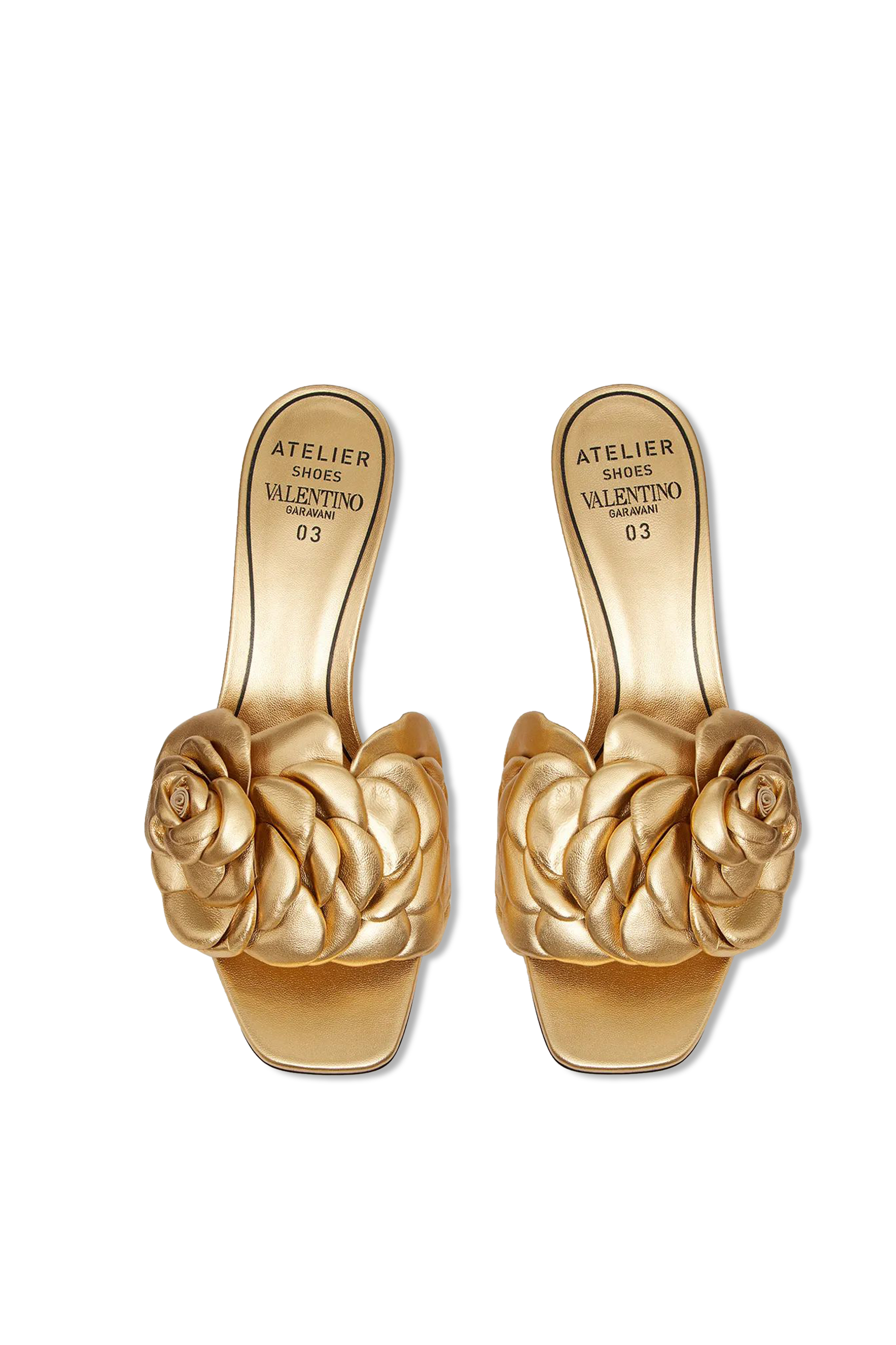 Rose 55 Leather Mules