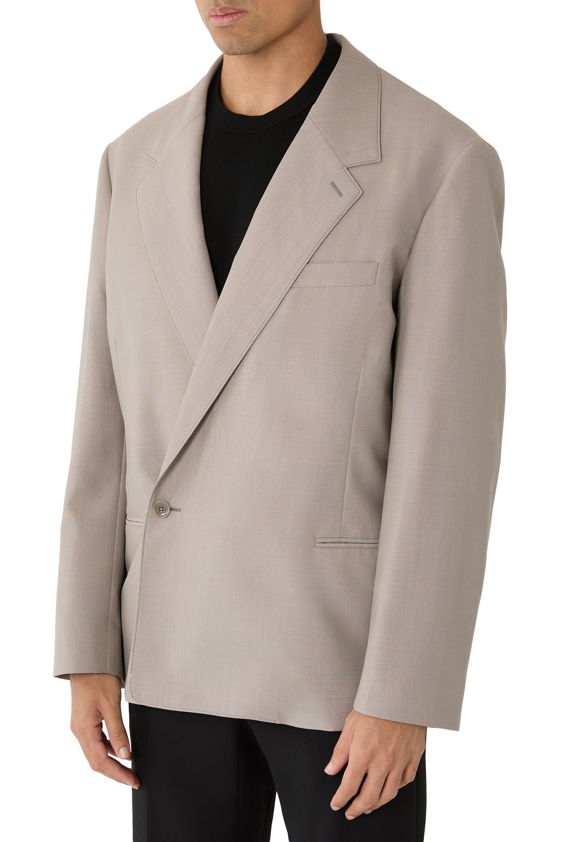  Soft Double-Breasted Jacket