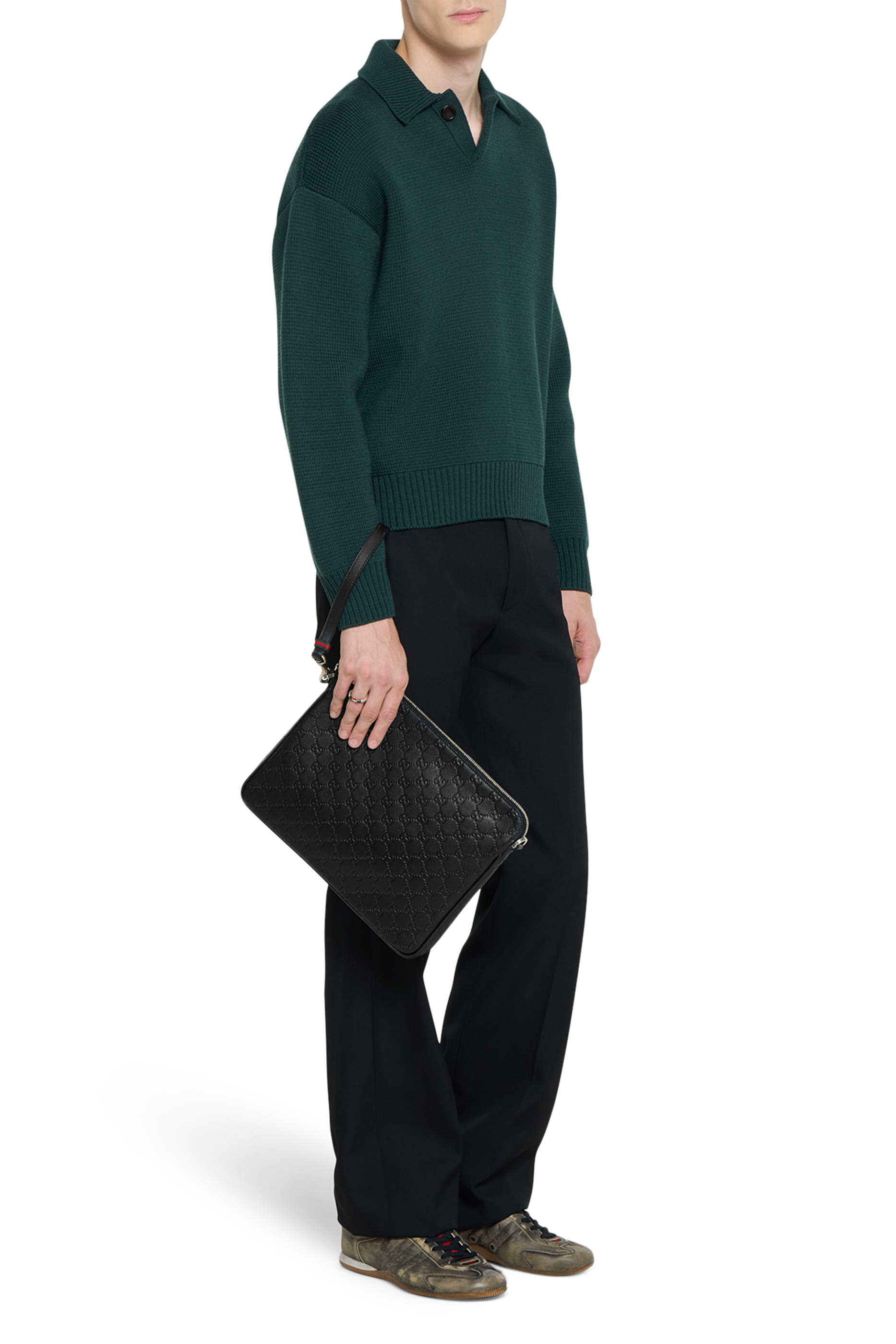  GG Emblem Crossbody Bag