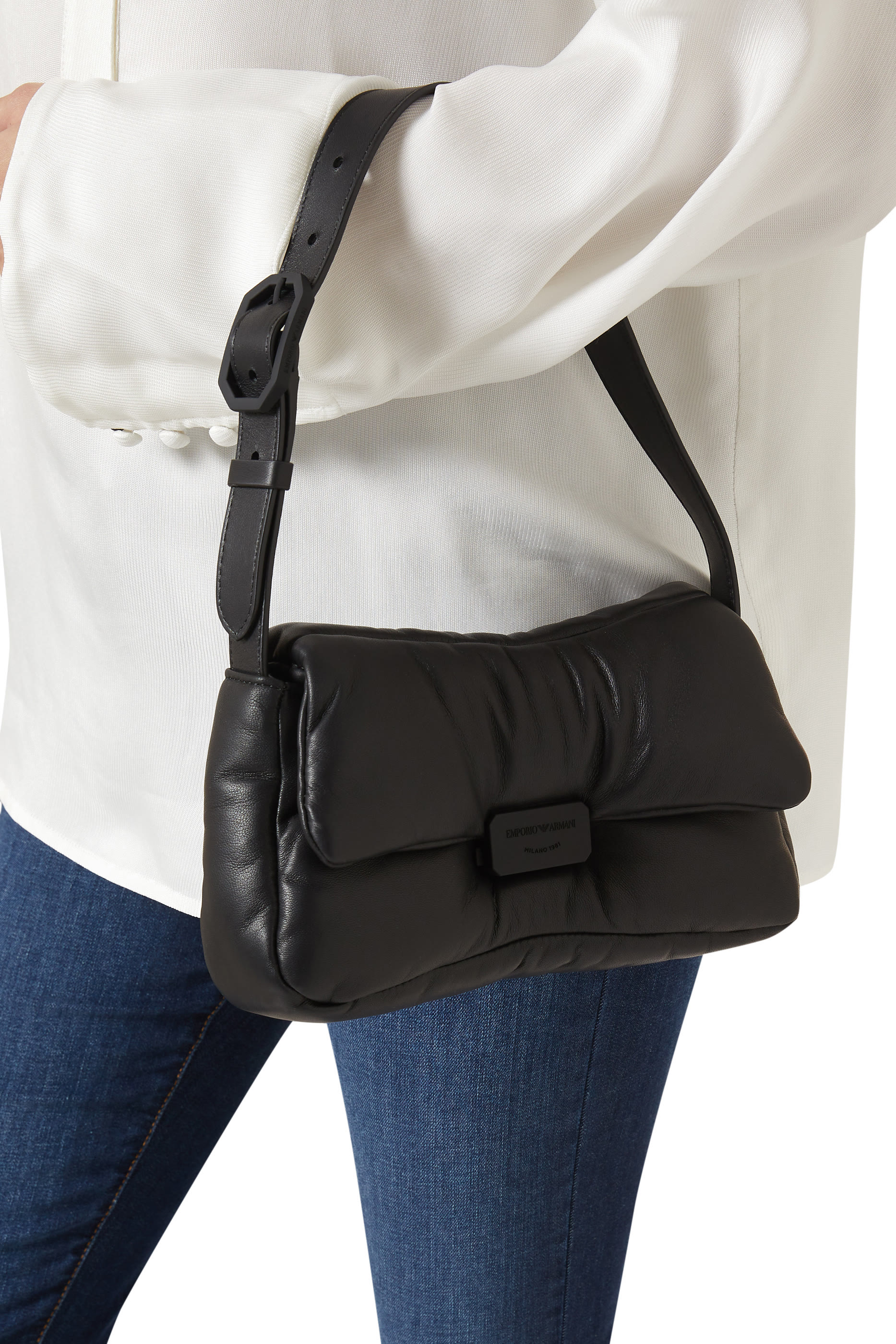 Puffy Nappa Shoulder Bag