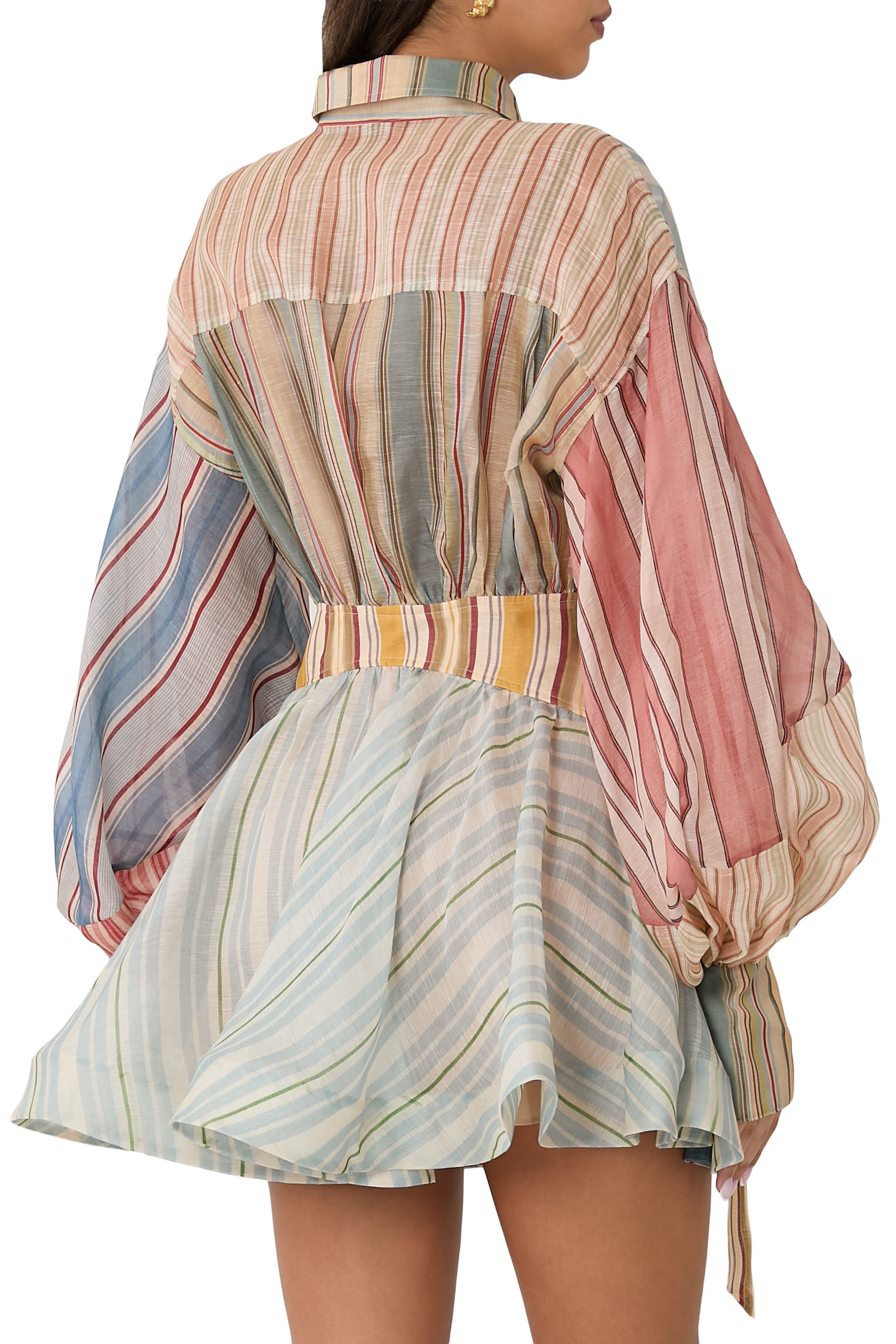 Rebellion Striped Mini Dress