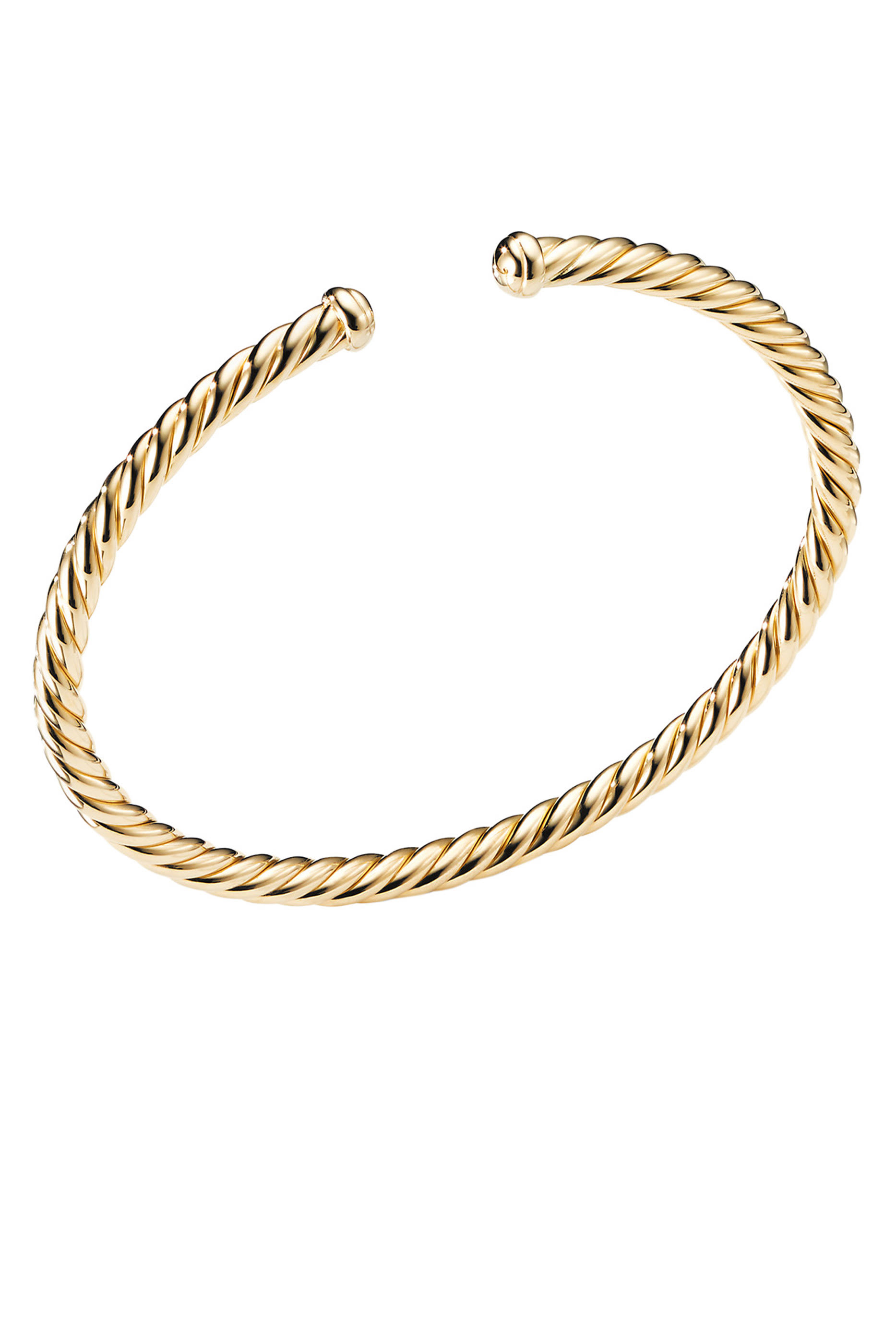 Classic Cablespira&reg; Bracelet, 18k Yellow Gold