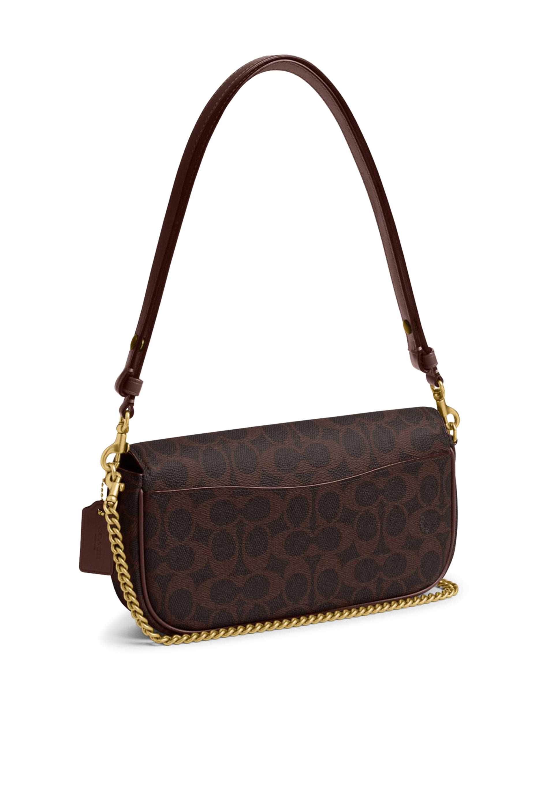  Brook Flap Chain Bag in Signature Canvas.