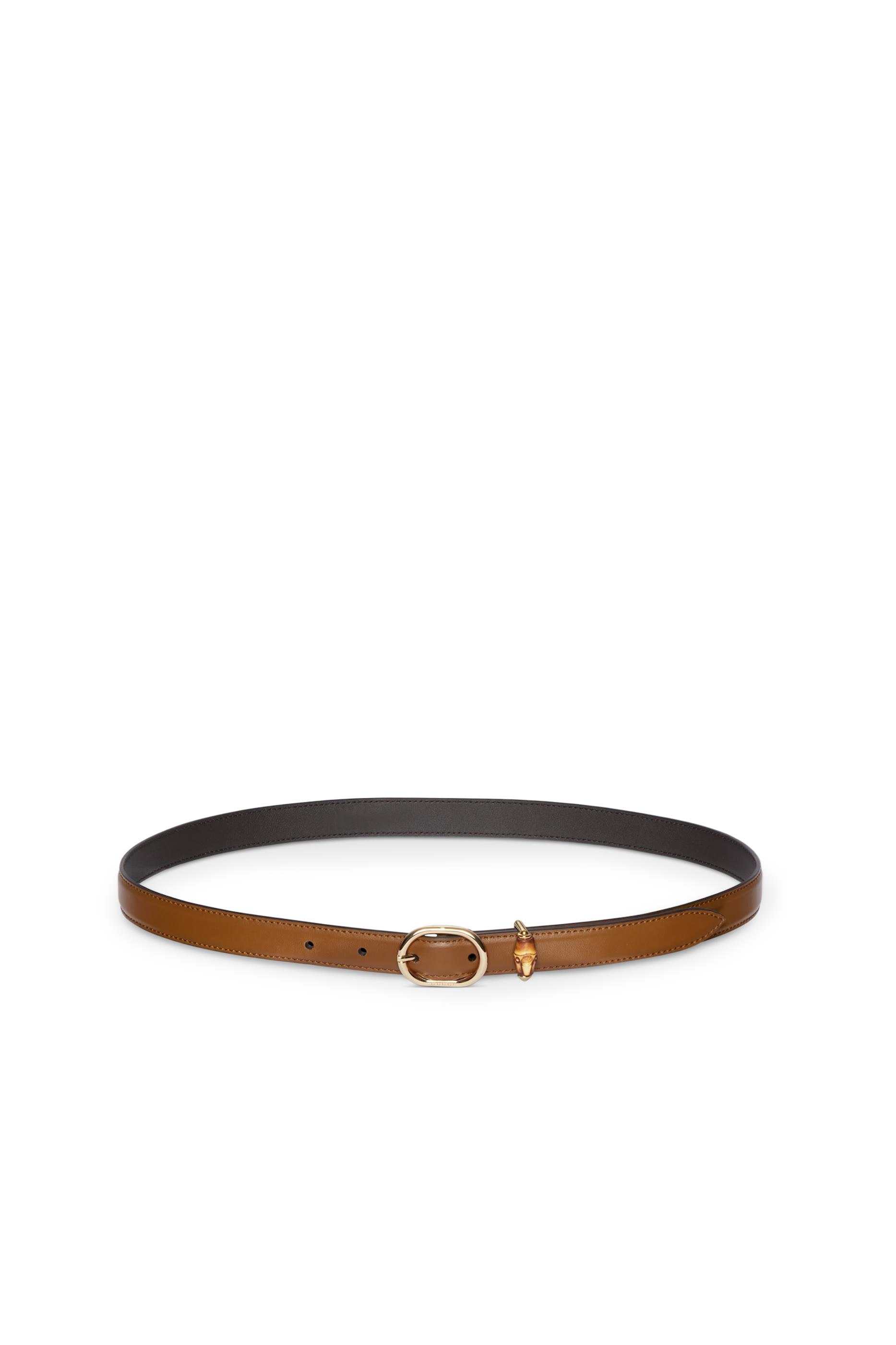 Thin Belt with Oval Buckle 