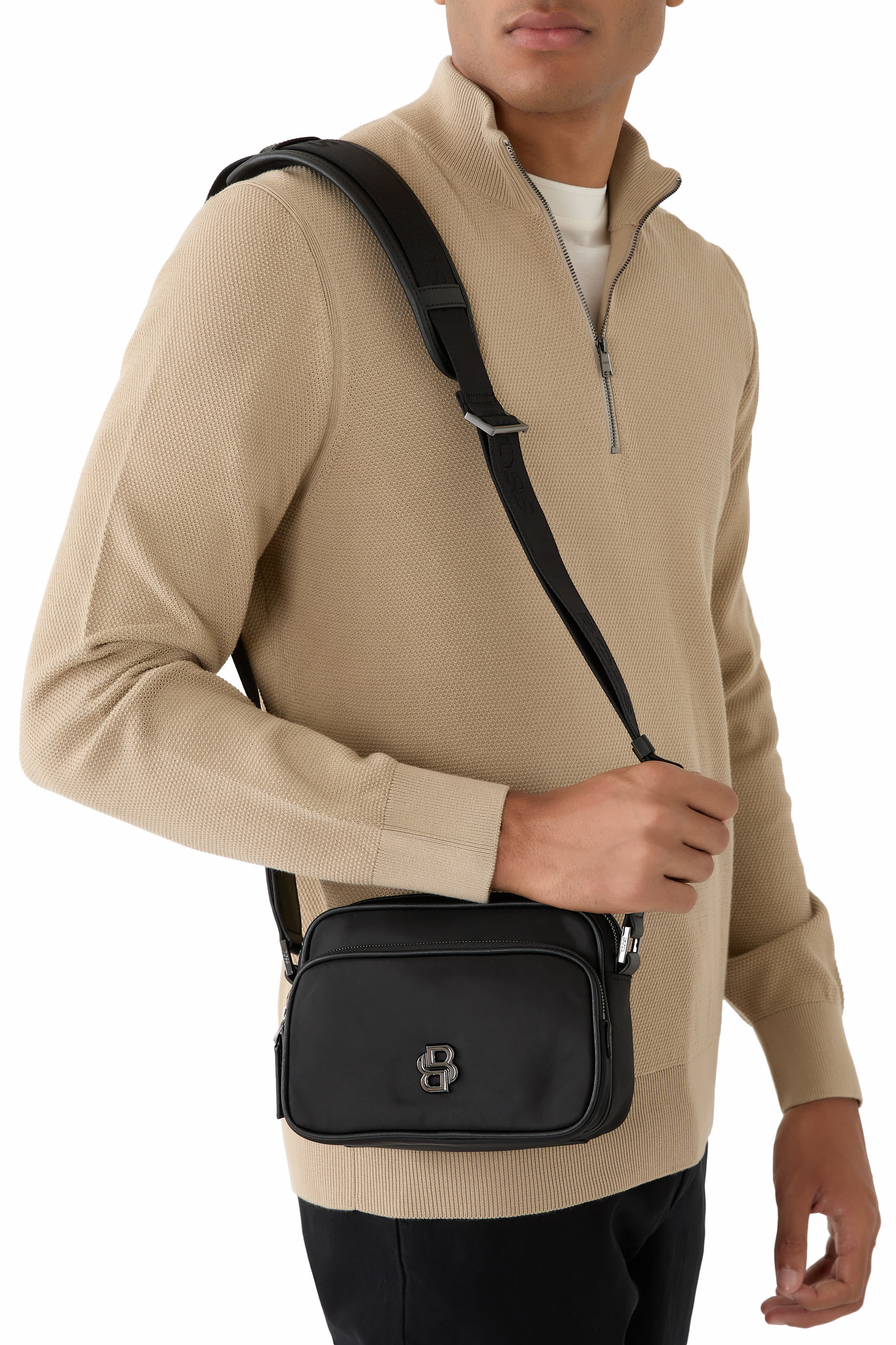 Double B Monogram Twill Belt Bag