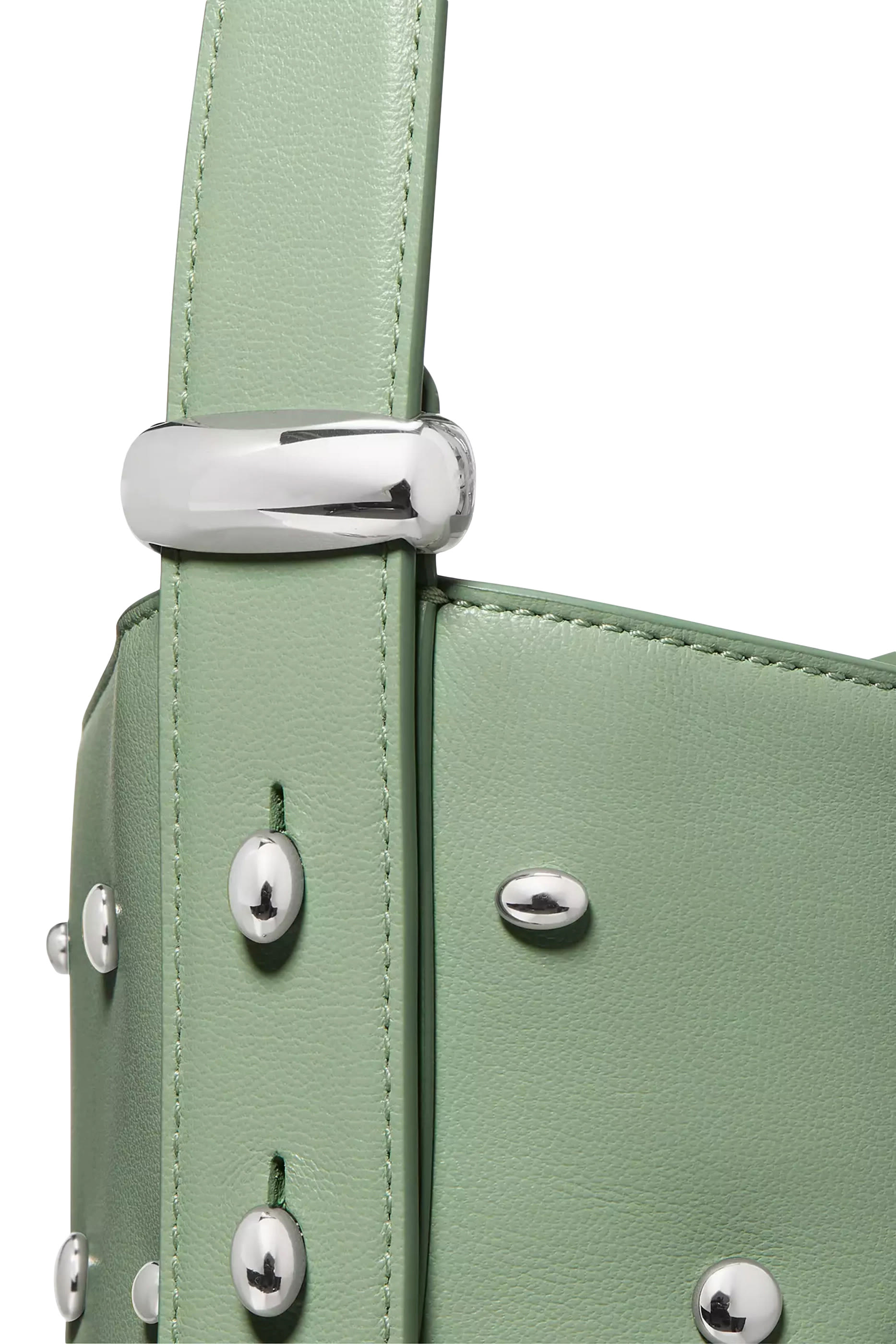 Halo Studded Bucket Bag