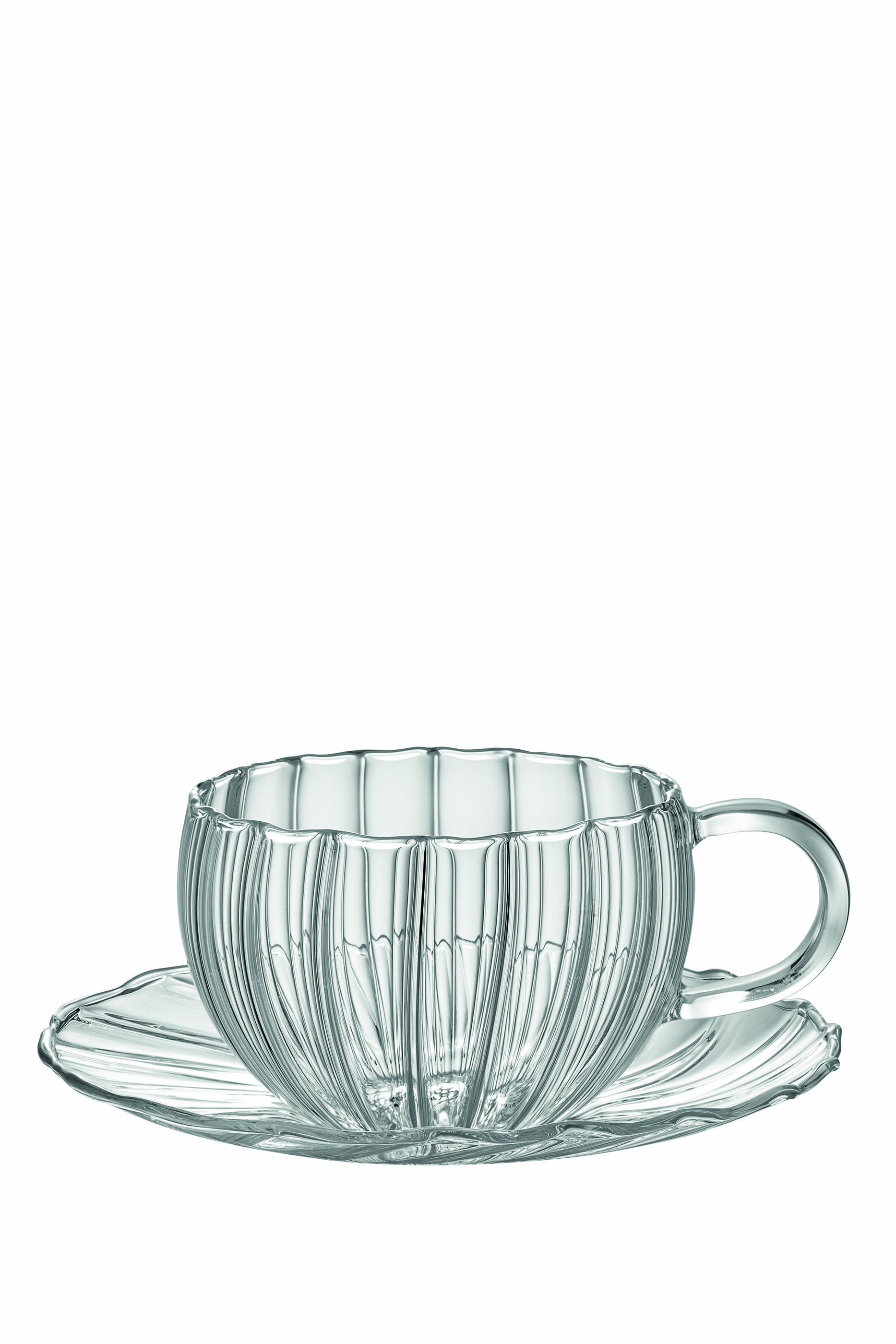 Sahara Teacups with Saucer, Set of 2